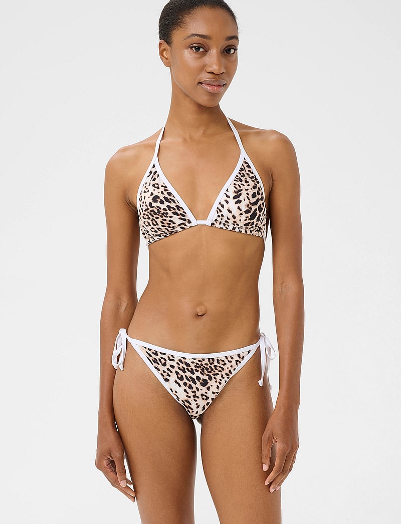 Gestuz - GZlelou bikini bottom - side tie bikinitrosor - light leopard - 0