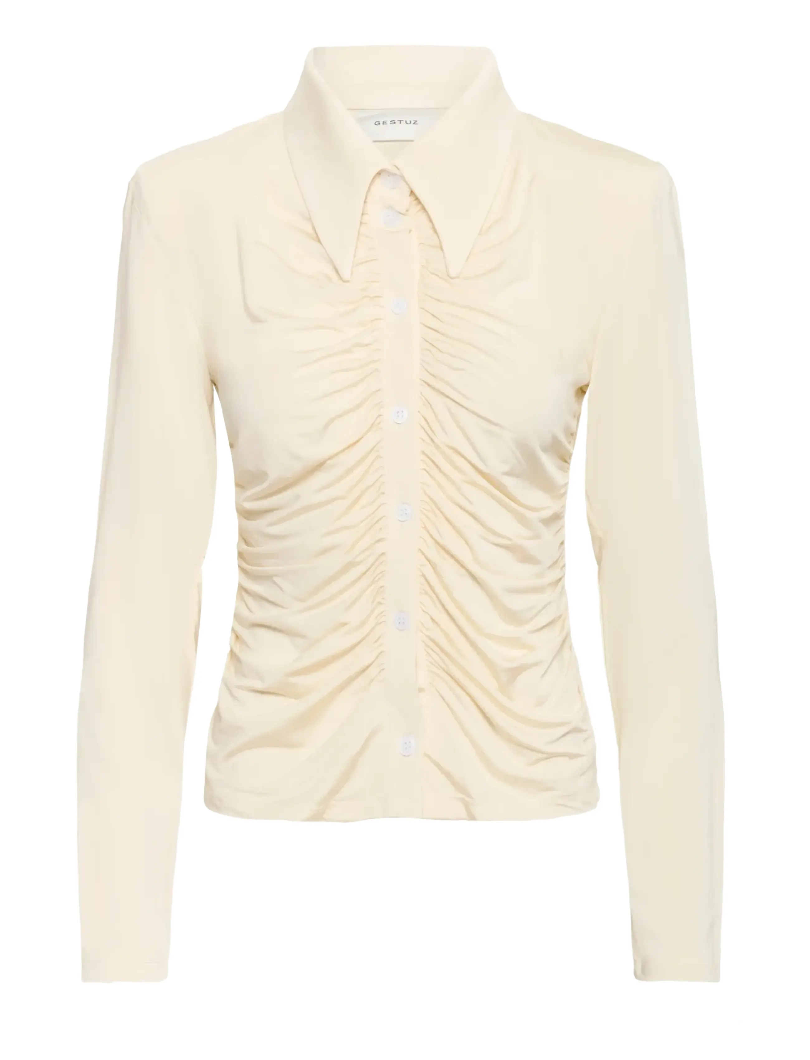GESTUZ Gzlaily Shirt Cream - XXS - Damen