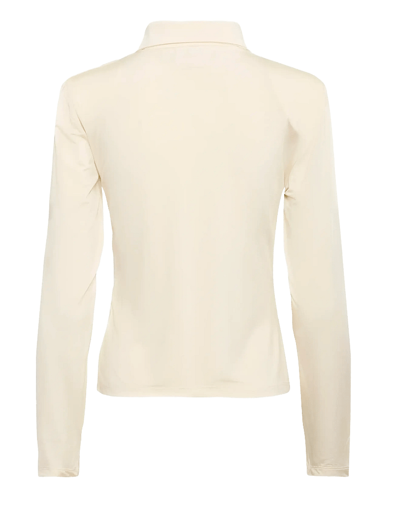 Gestuz - GZlaily shirt - långärmade skjortor - egret - 2