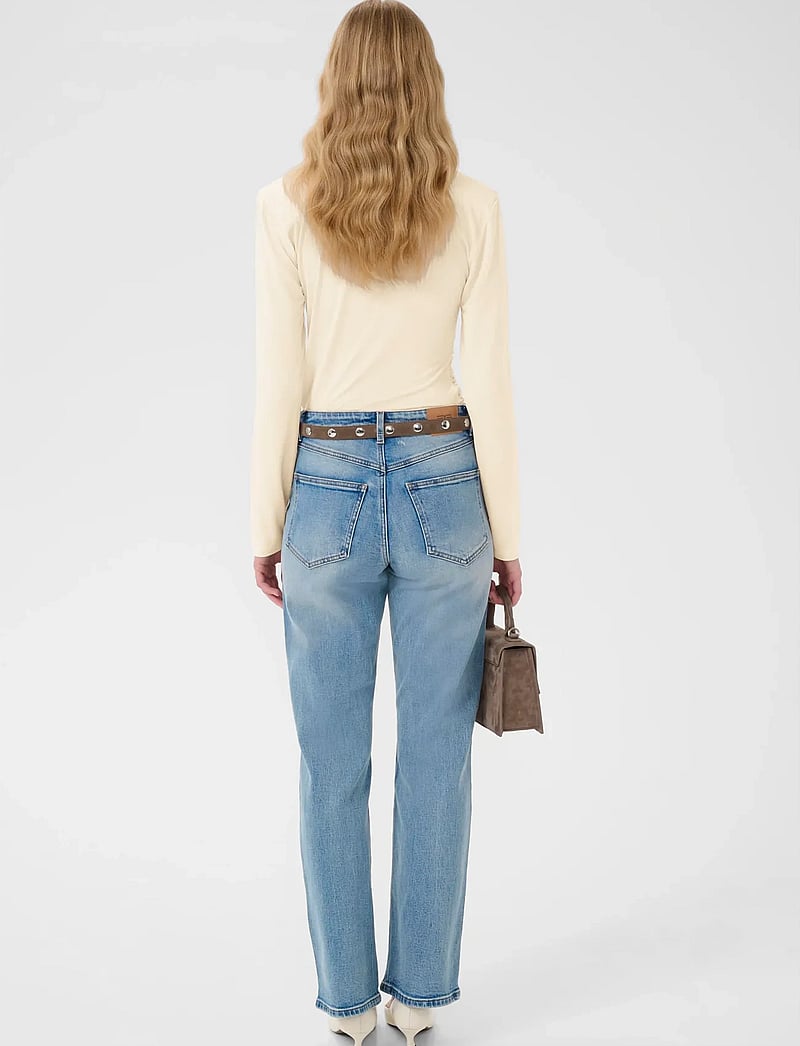 Gestuz - GZlaily shirt - långärmade skjortor - egret - 4