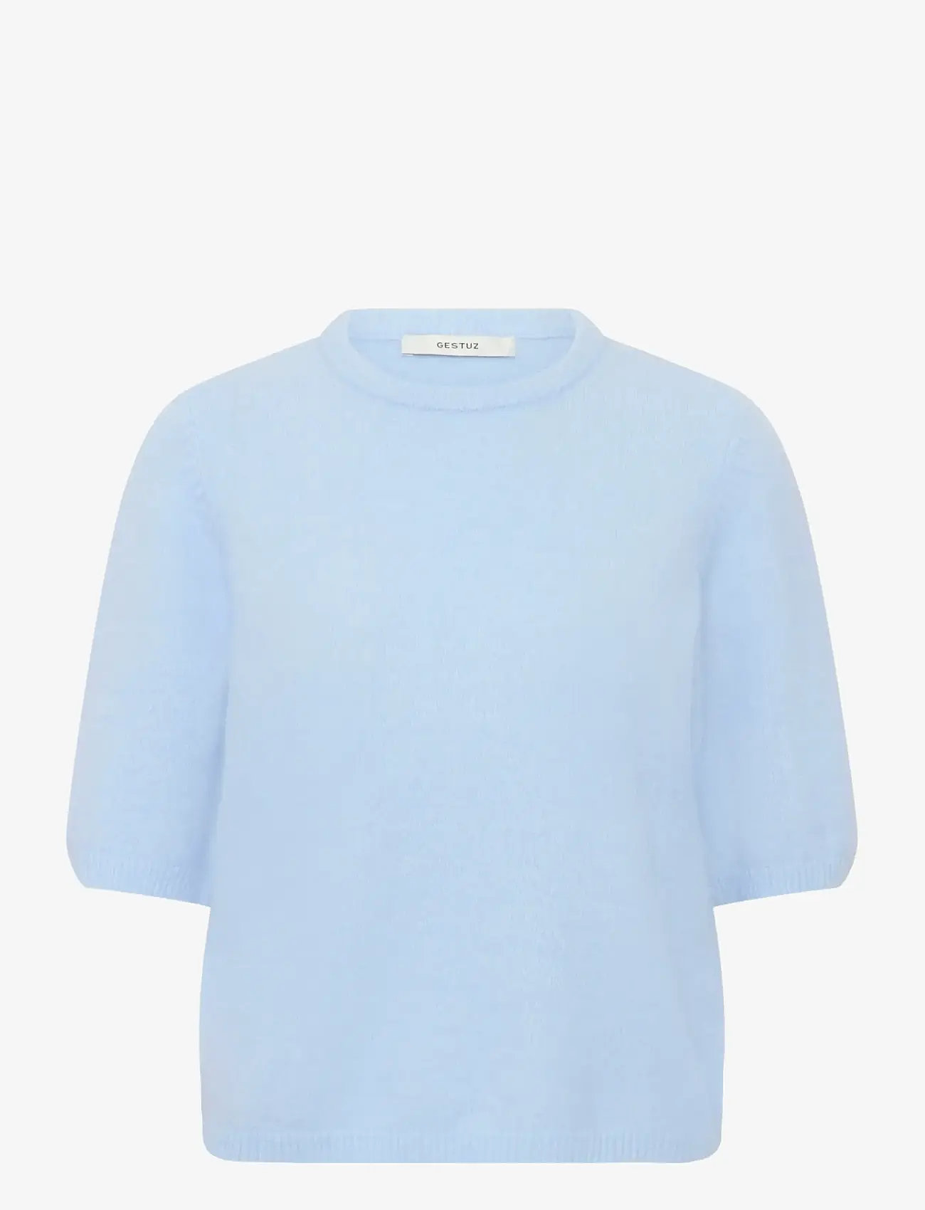 Gestuz - GZalpha ss tee - stickade tröjor - blue finch mÉlange - 1