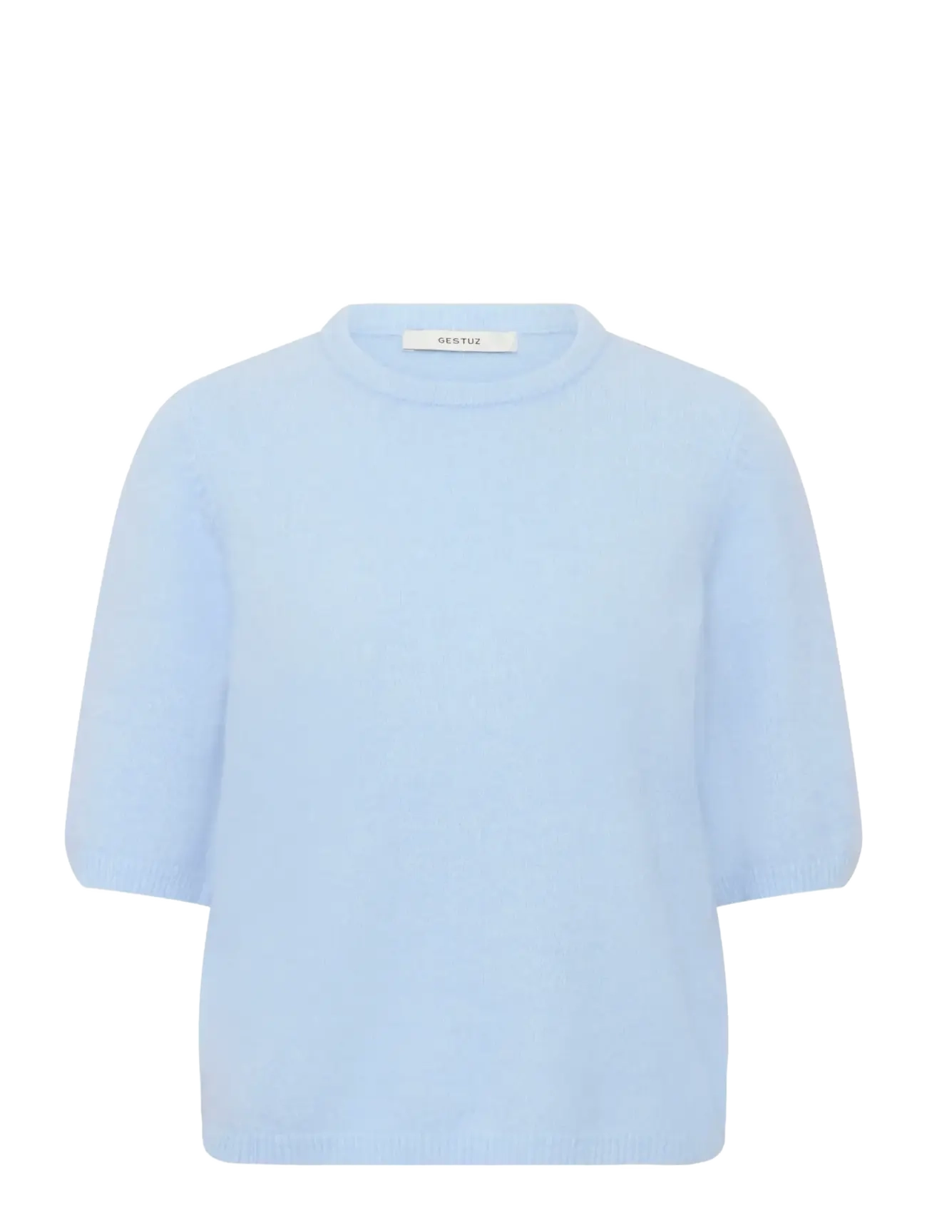 Gestuz GZalpha ss tee - Stickat - BLUE FINCH MÉLANGE / blue