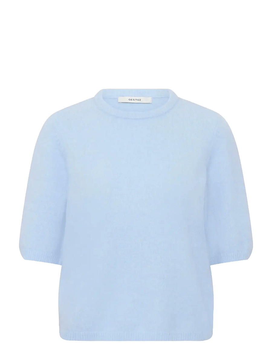 Gestuz - GZalpha ss tee - pullover - blue finch mÉlange - 1
