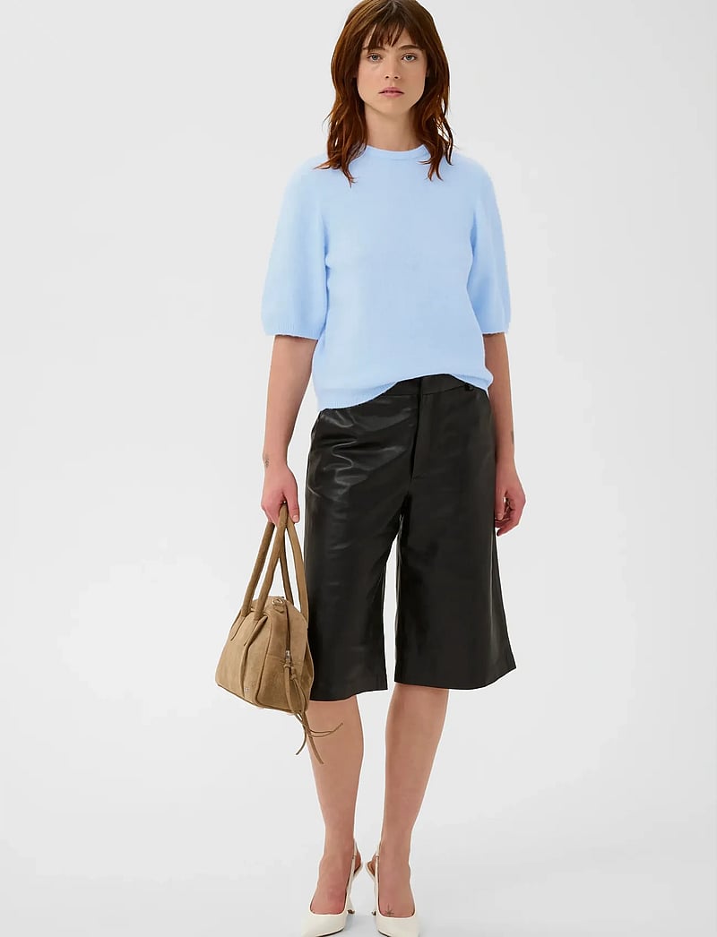 Gestuz - GZalpha ss tee - stickade tröjor - blue finch mÉlange - 3