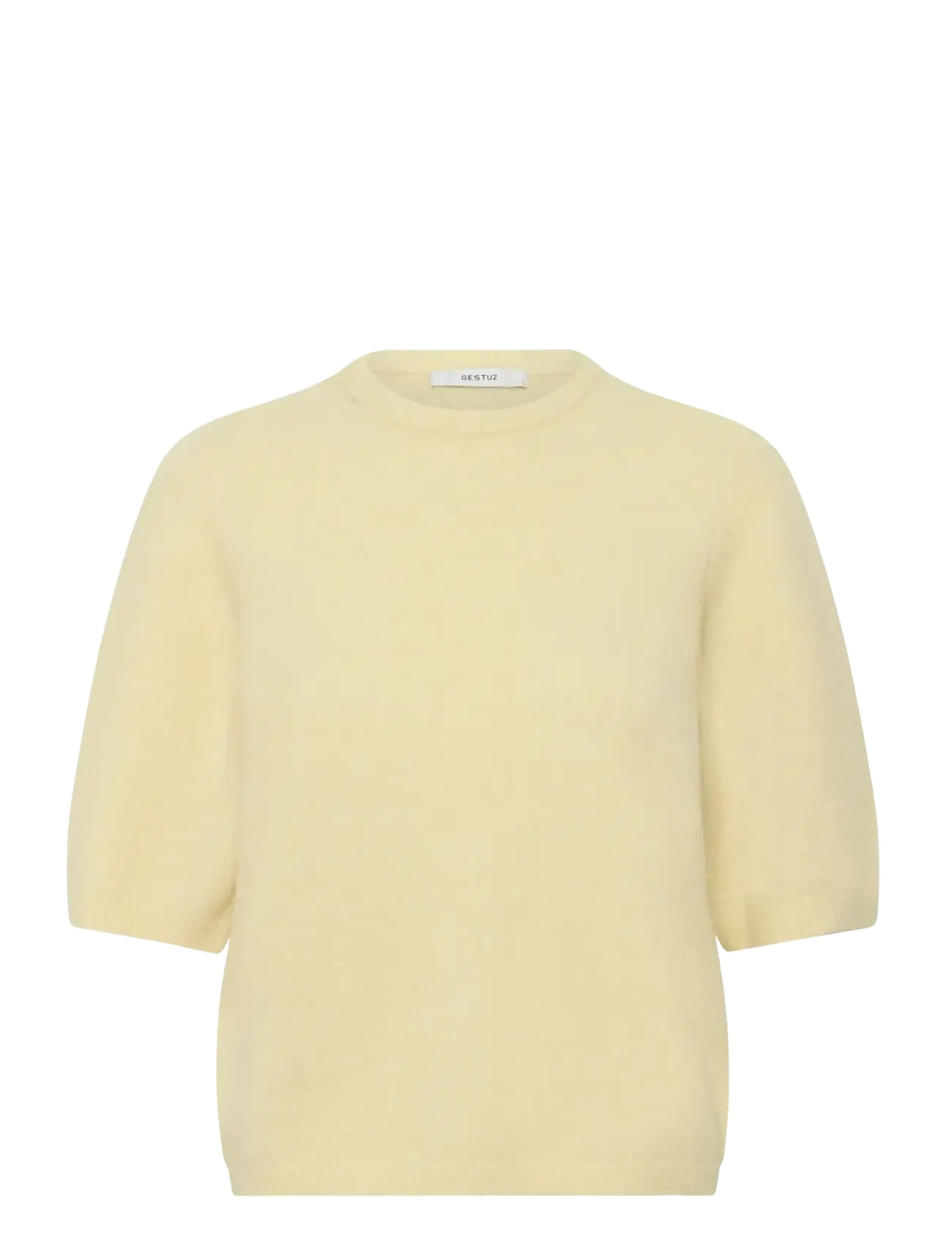 Gestuz GZalpha ss tee - Transitional Layering - FROZEN DEW MÉLANGE / yellow