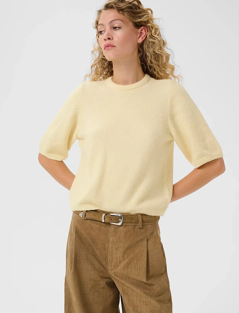 Gestuz - GZalpha ss tee - stickade tröjor - frozen dew mÉlange - 0