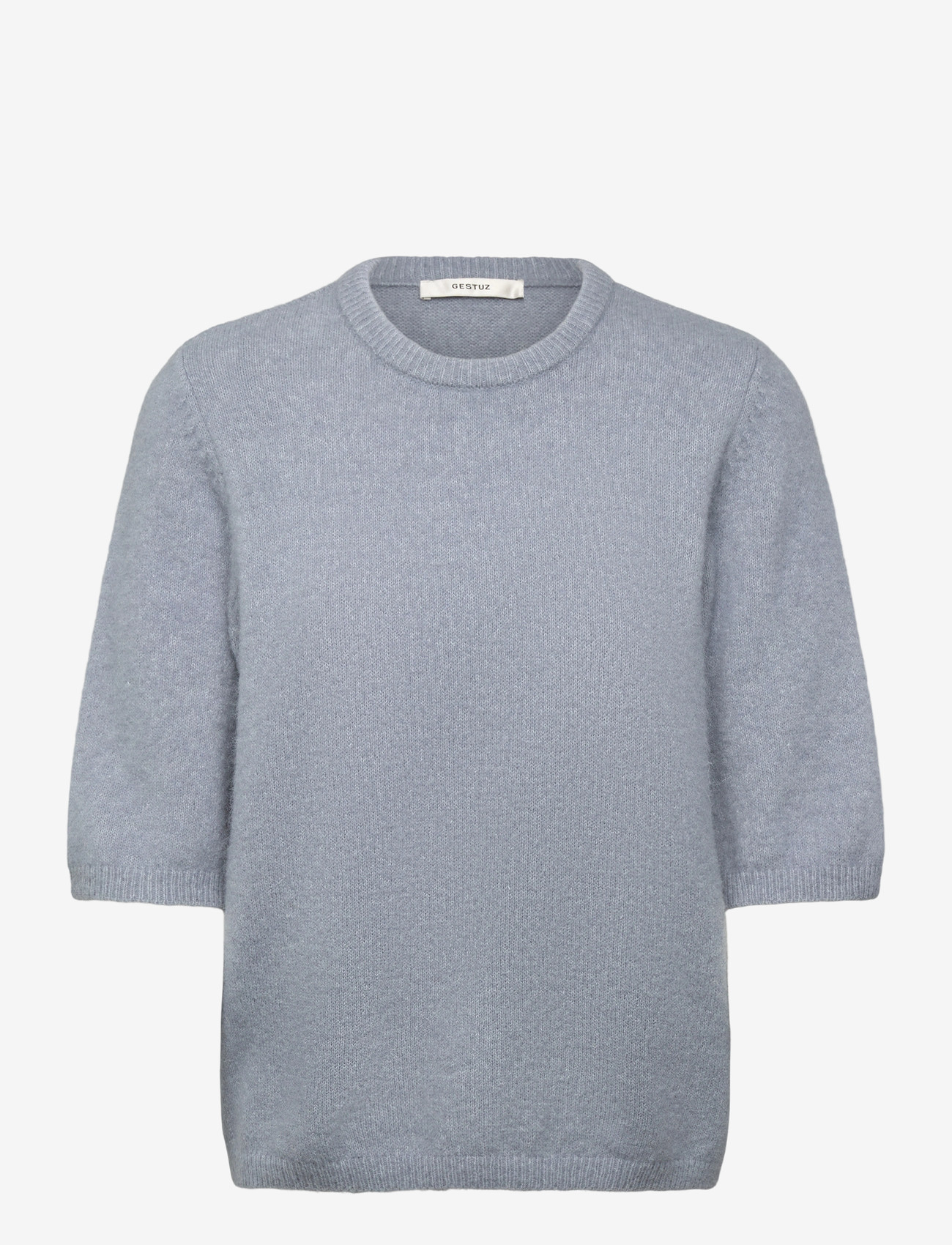 Gestuz - GZalpha ss tee - herbstliche kleidung - grey blue melange - 0