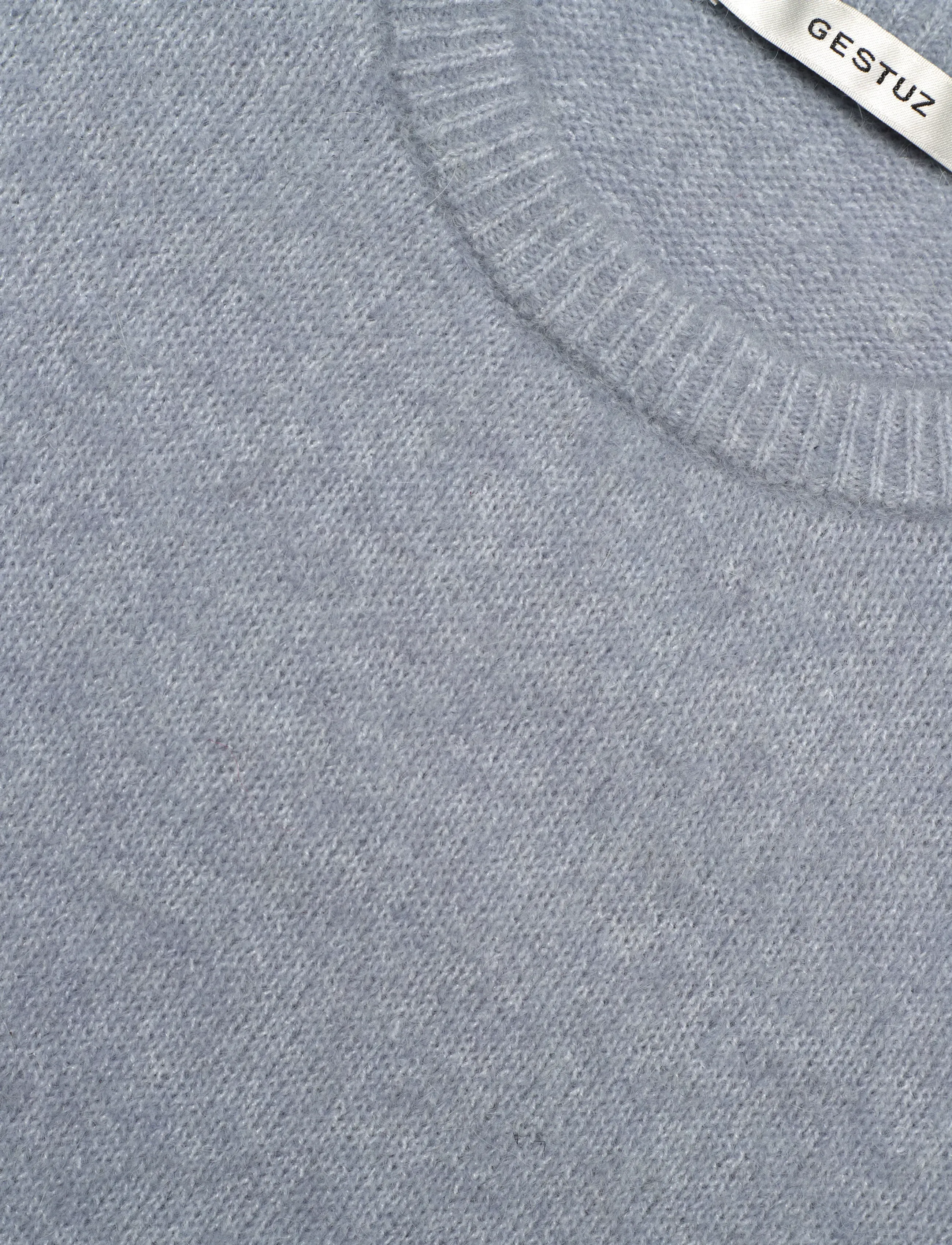 Gestuz - GZalpha ss tee - pullover - grey blue melange - 2