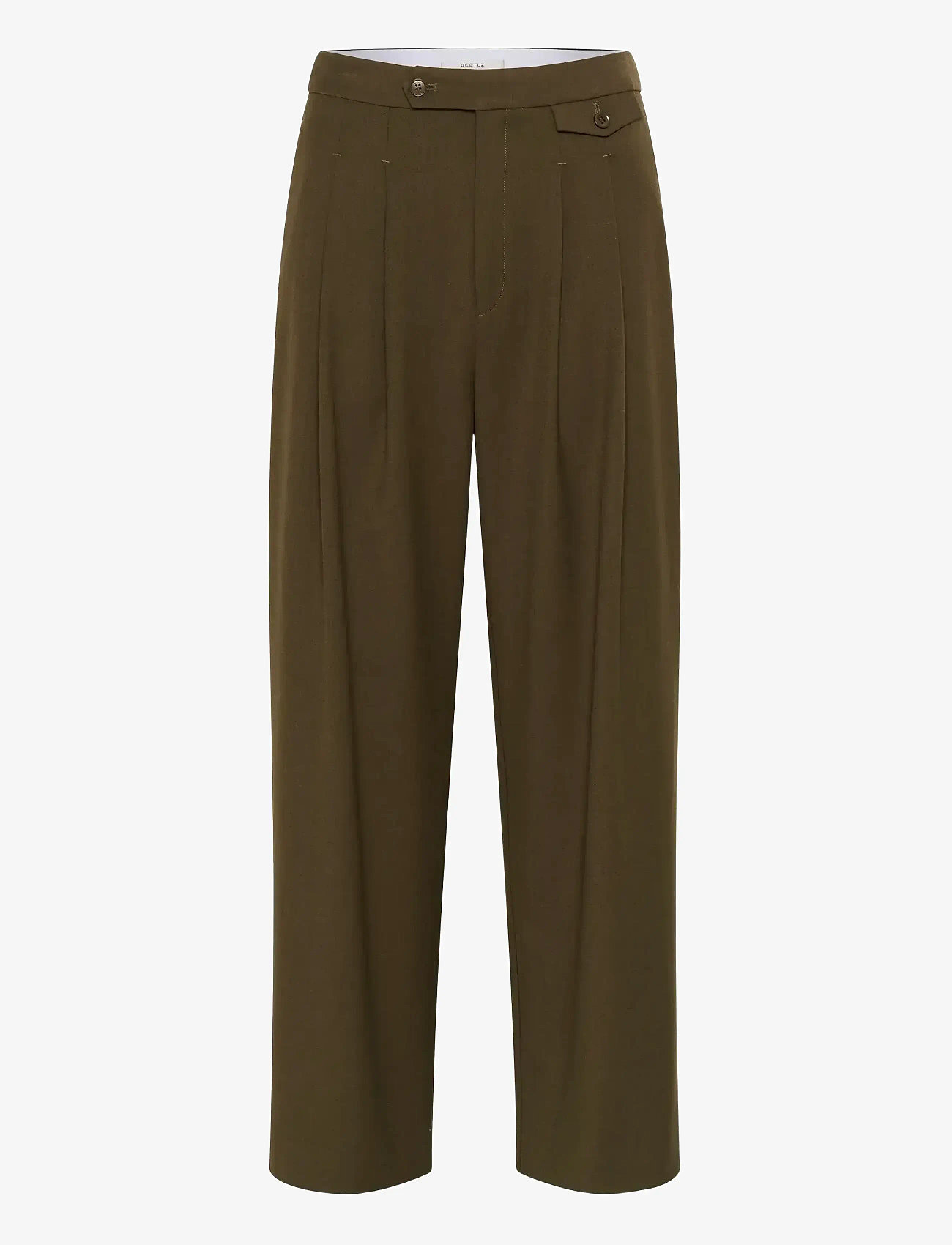 Gestuz - GZedina HW pants - habitbukser - dark beech - 1