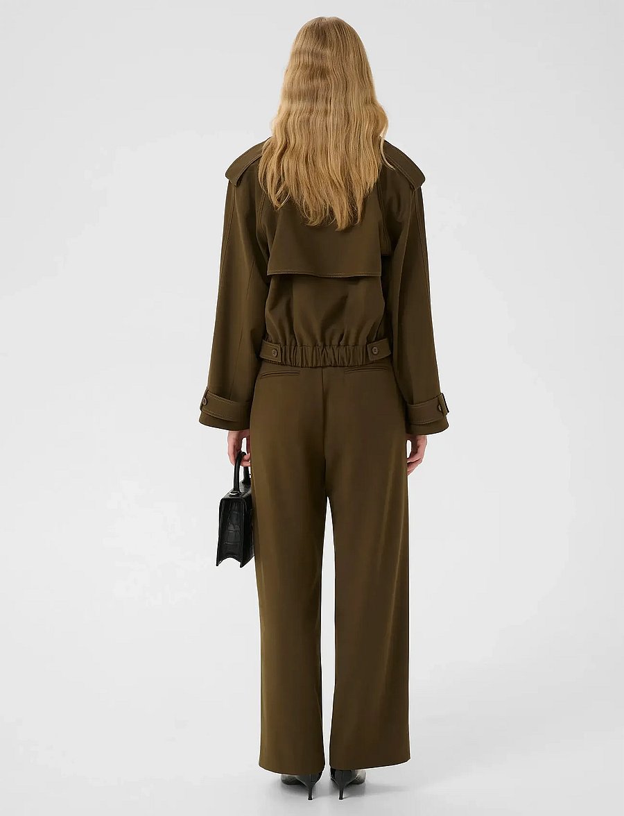 Gestuz - GZedina HW pants - tailored trousers - dark beech - 3