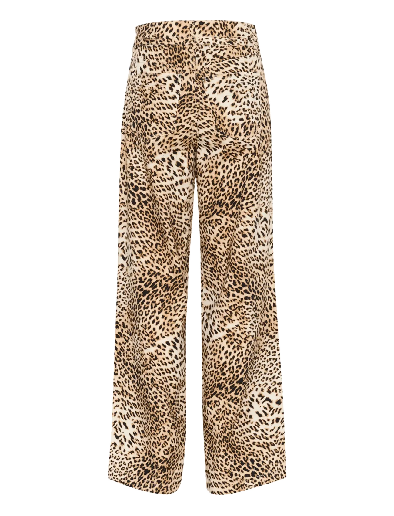 Gestuz - GZleonia HW pants - bukser med lige ben - leopard print - 2