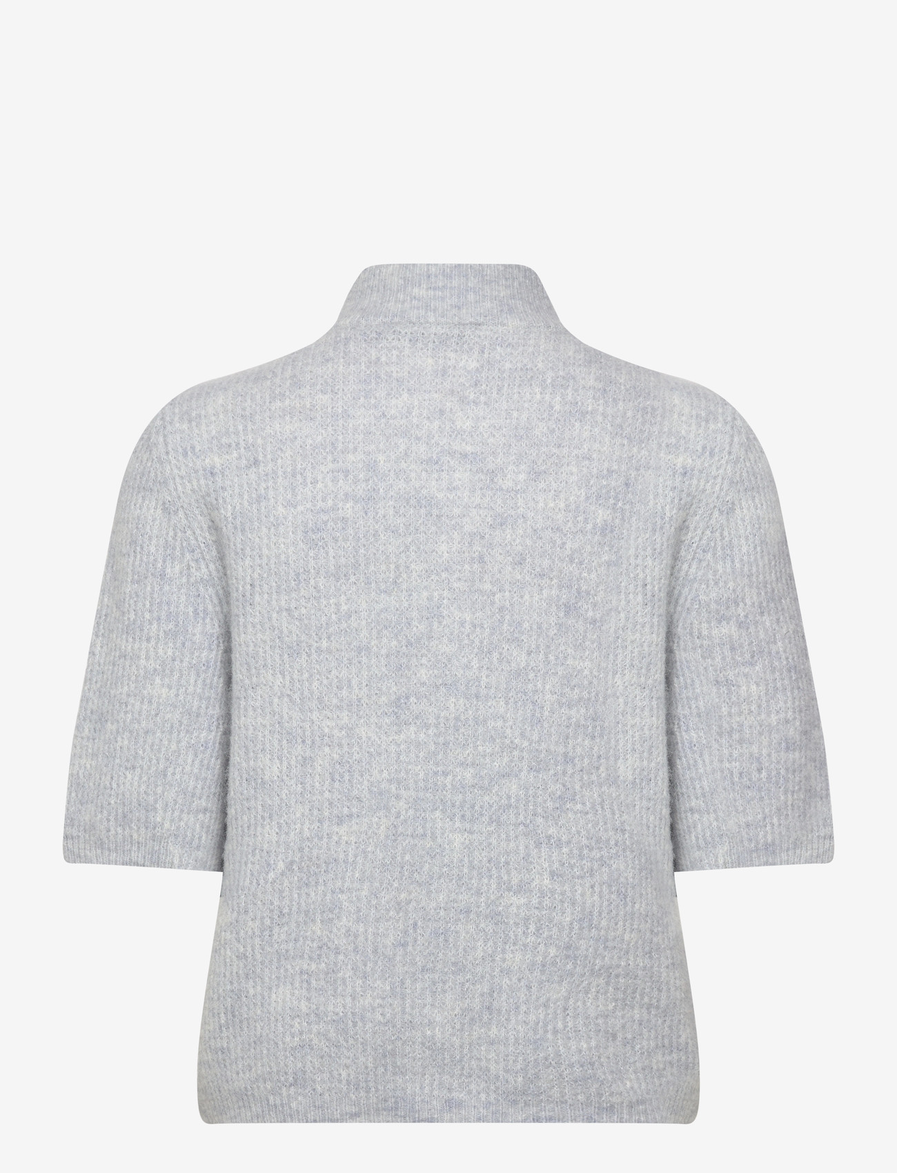 Gestuz - AlphaGZ ss short cardigan - cardigans - grey dawn melange - 1