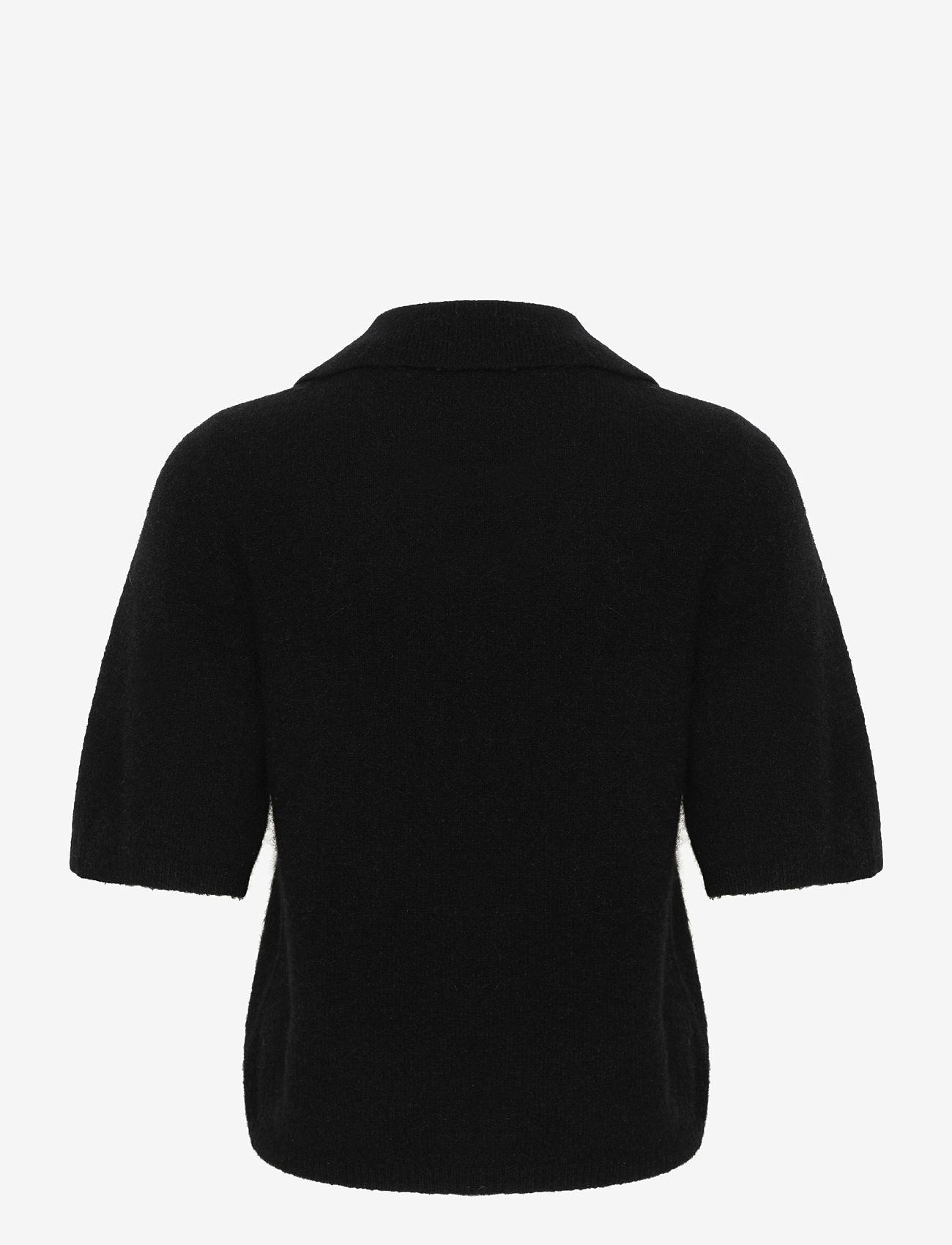 Gestuz - GZalpha ss polo pullover - pikéer - black - 2