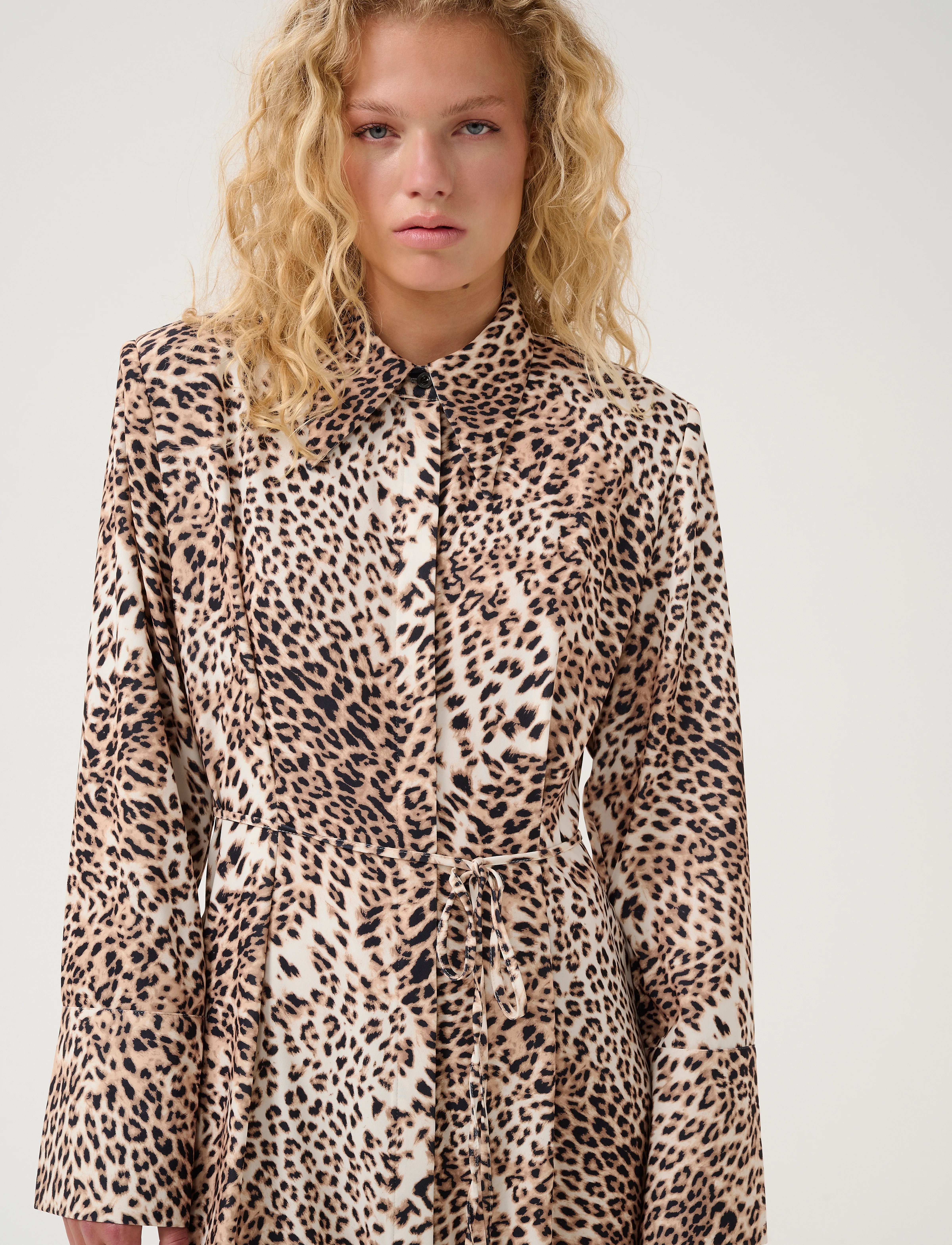 Gestuz - GZmareen P LS dress - hemdkleider - light leopard - 0