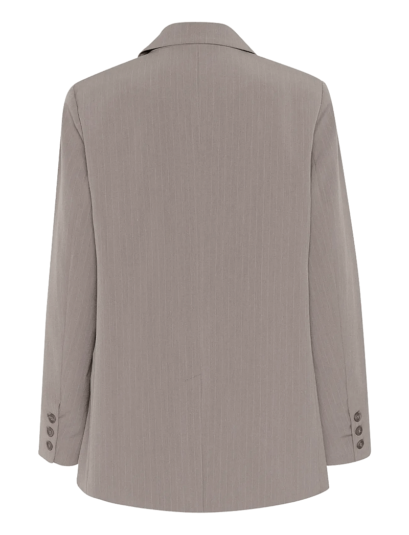 Gestuz - GZjoelle mel. pinstripe blazer 2.0 - zweireihige blazer - rock ridge pinstripe - 2