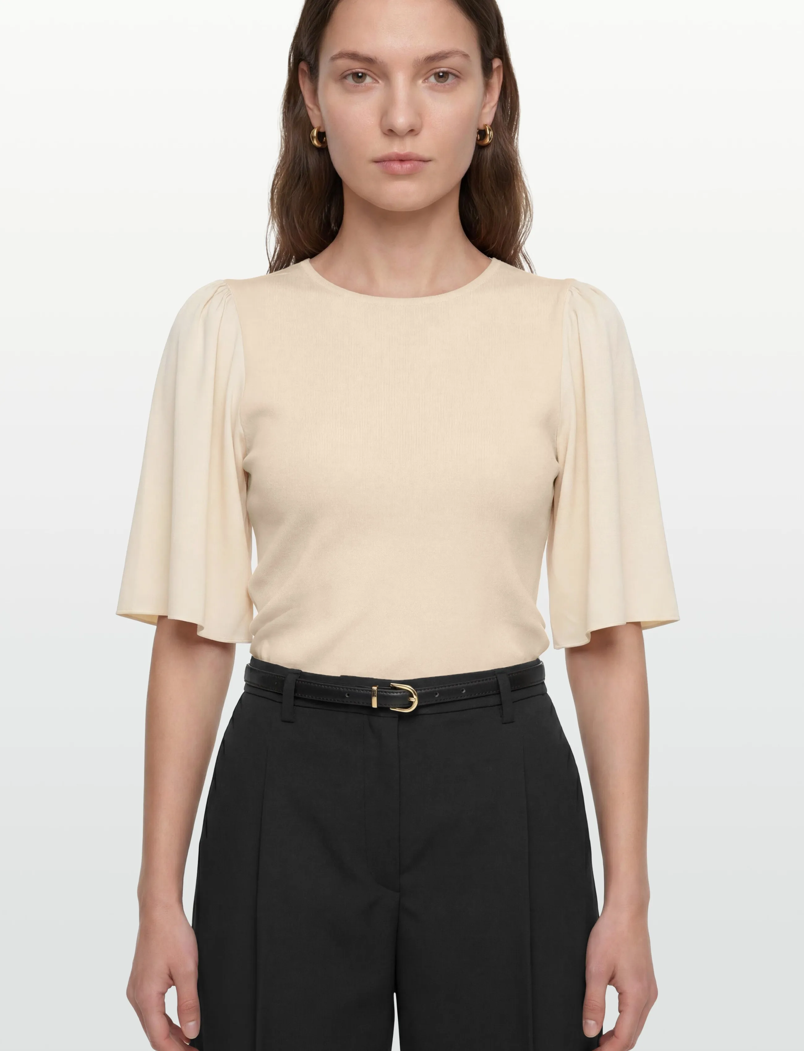 Gestuz - GZsama top - short-sleeved blouses - birch - 3