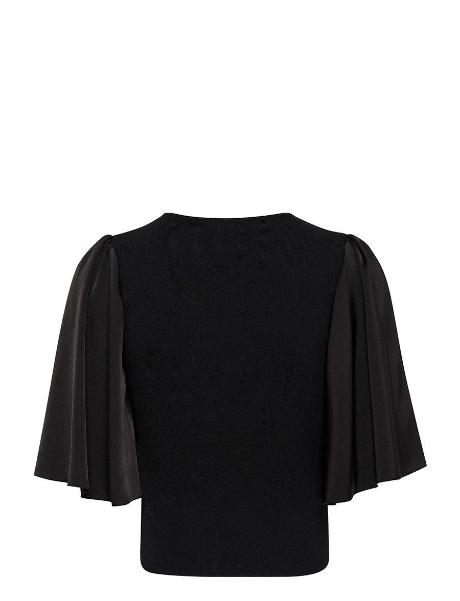 Gestuz - GZsama top - kurzärmelige blusen - black - 2