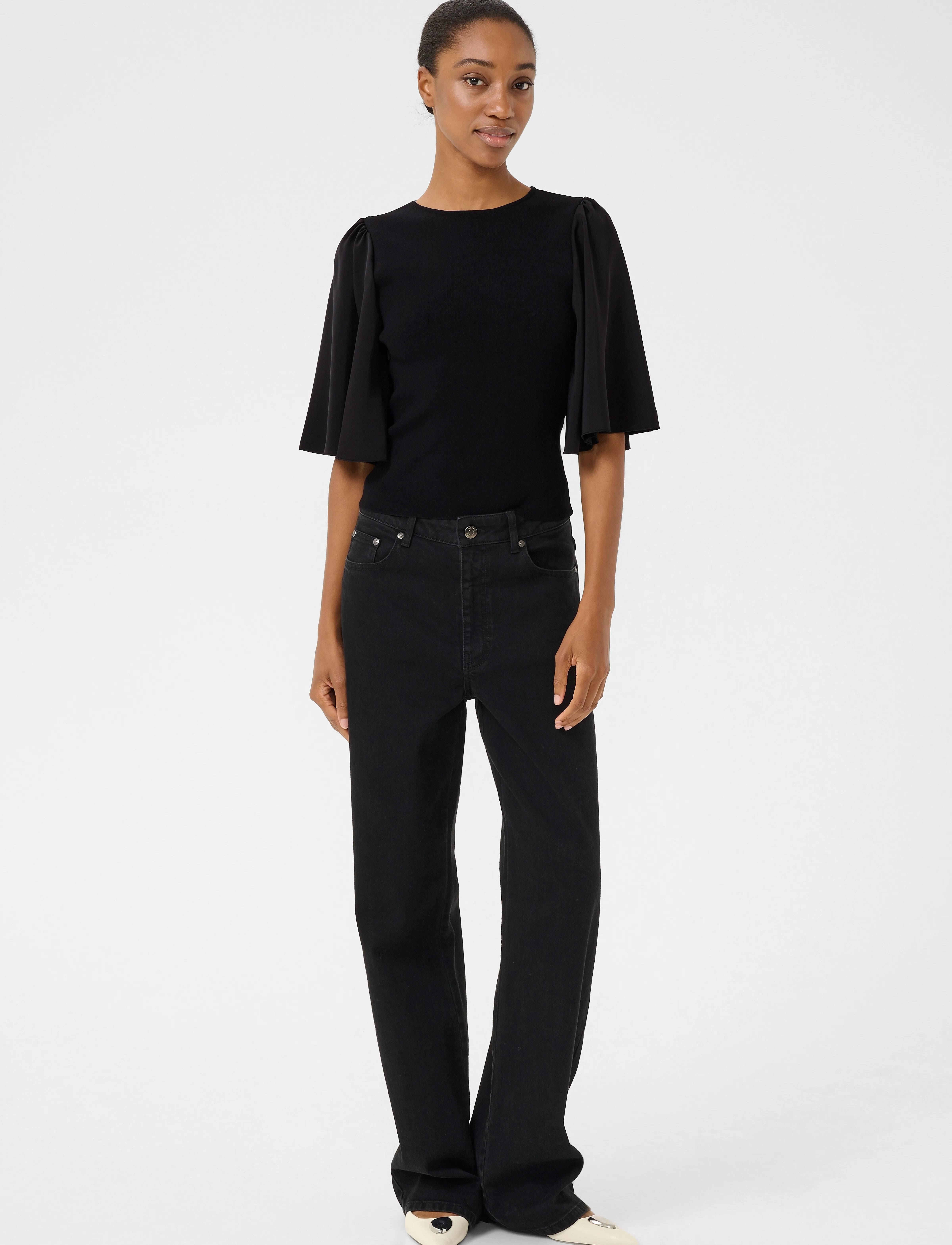 Gestuz - GZsama top - kortärmade blusar - black - 3