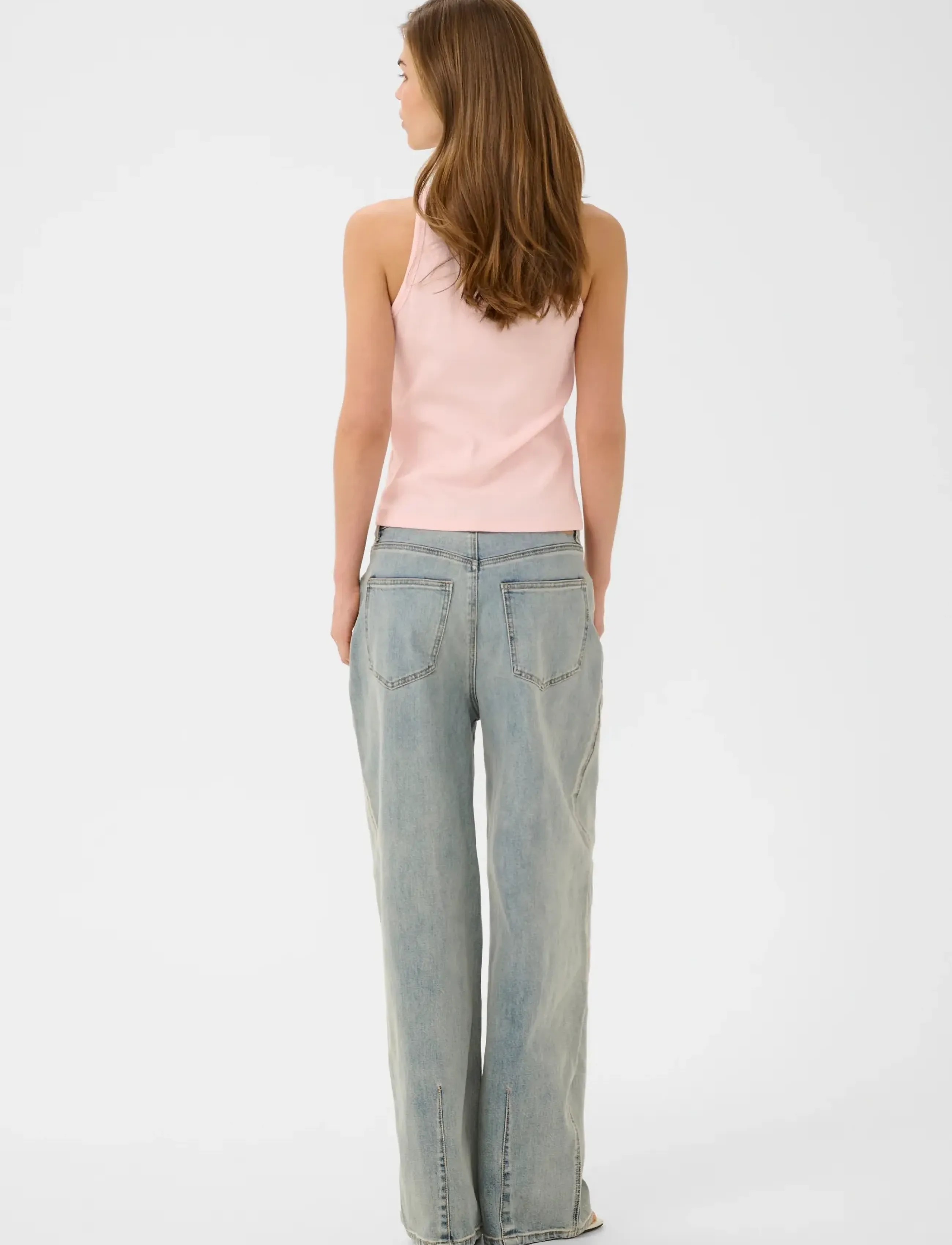 Gestuz - GZdrew logo tank 2.0 - sleeveless tops - ballet slipper - 4