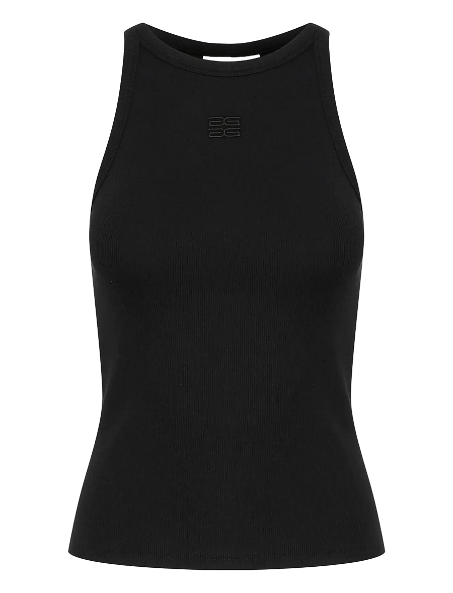 Gestuz - GZdrew logo tank 2.0 - Ärmellose tops - black - 1