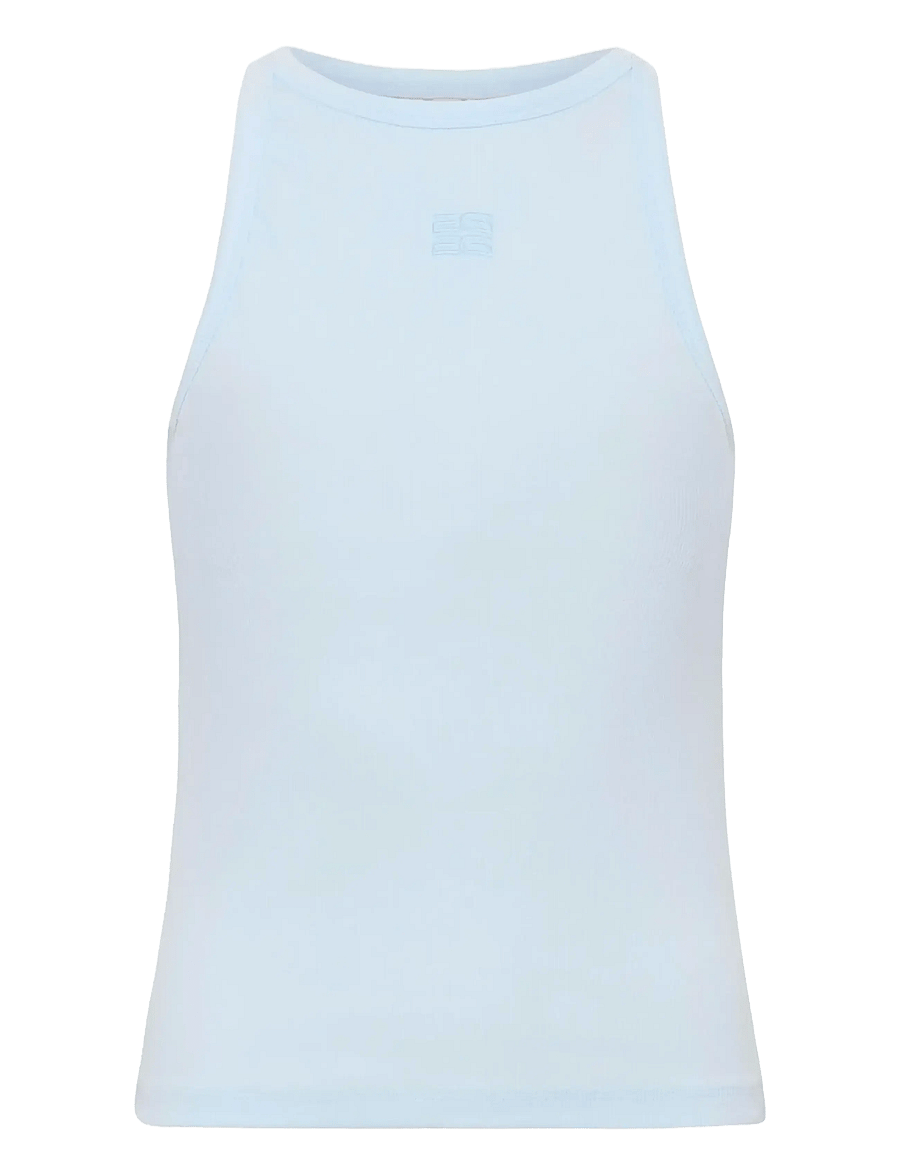 Gestuz - GZdrew logo tank 2.0 - Ärmellose tops - blue finch - 1