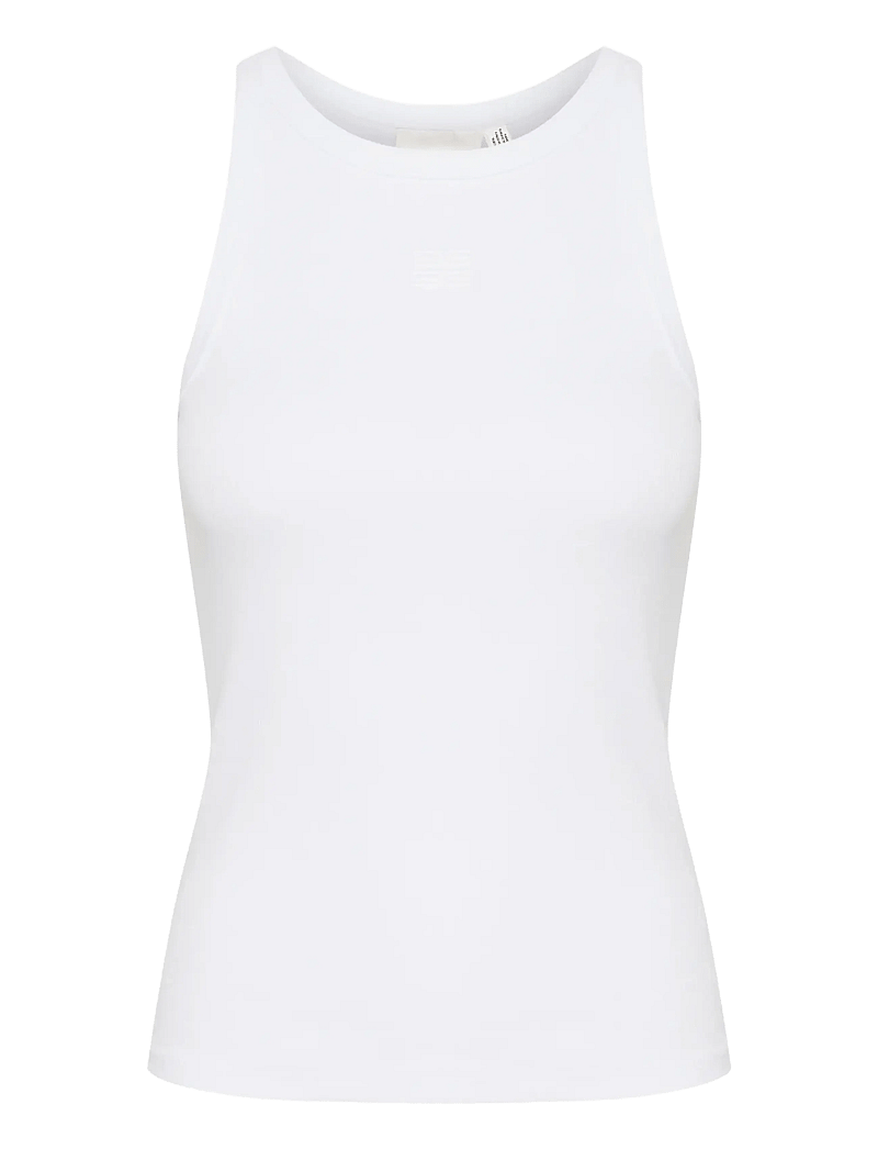 Gestuz - GZdrew logo tank 2.0 - Ärmellose tops - bright white - 1