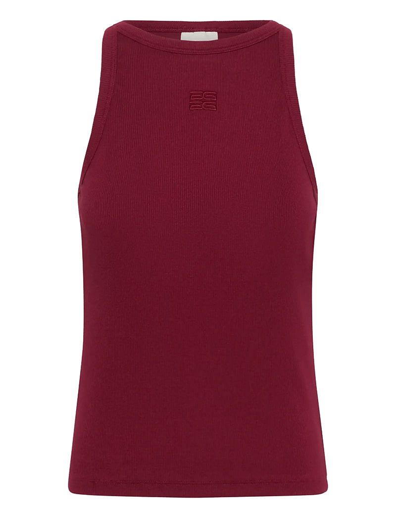 Gestuz - GZdrew logo tank 2.0 - Ärmellose tops - cabernet - 1