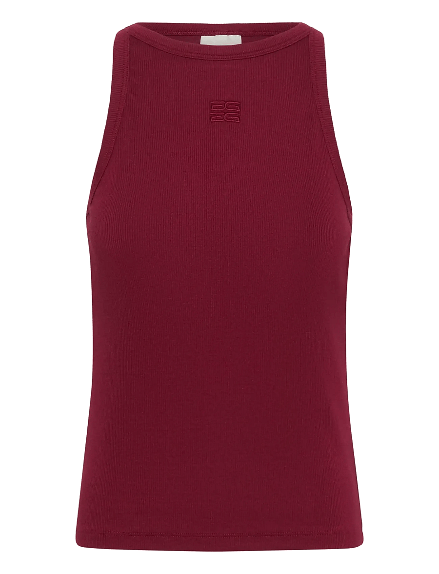 Gestuz - GZdrew logo tank 2.0 - Ärmellose tops - cabernet - 1