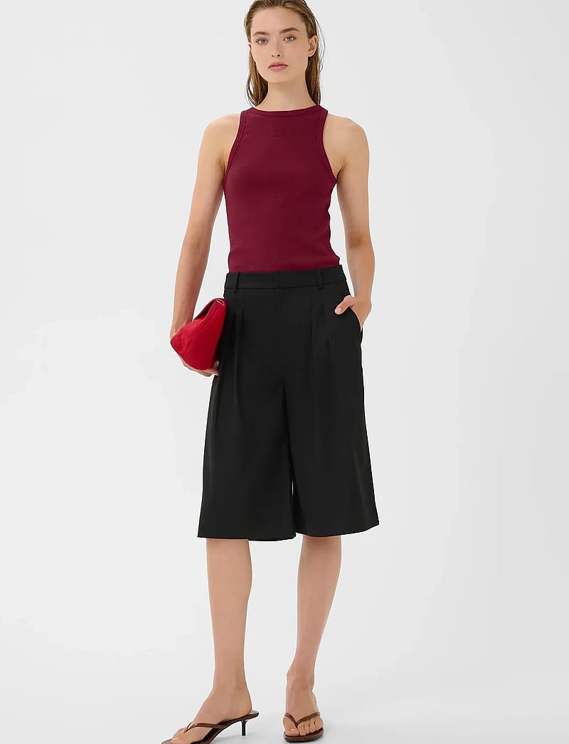 Gestuz - GZdrew logo tank 2.0 - Ärmellose tops - cabernet - 3