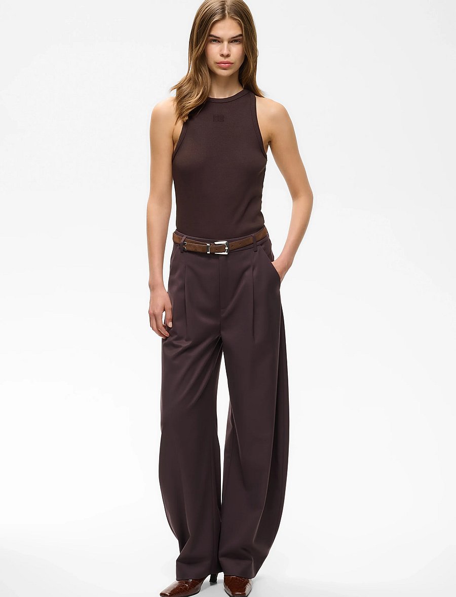 Gestuz - GZdrew logo tank 2.0 - Ärmellose tops - deep plum - 3