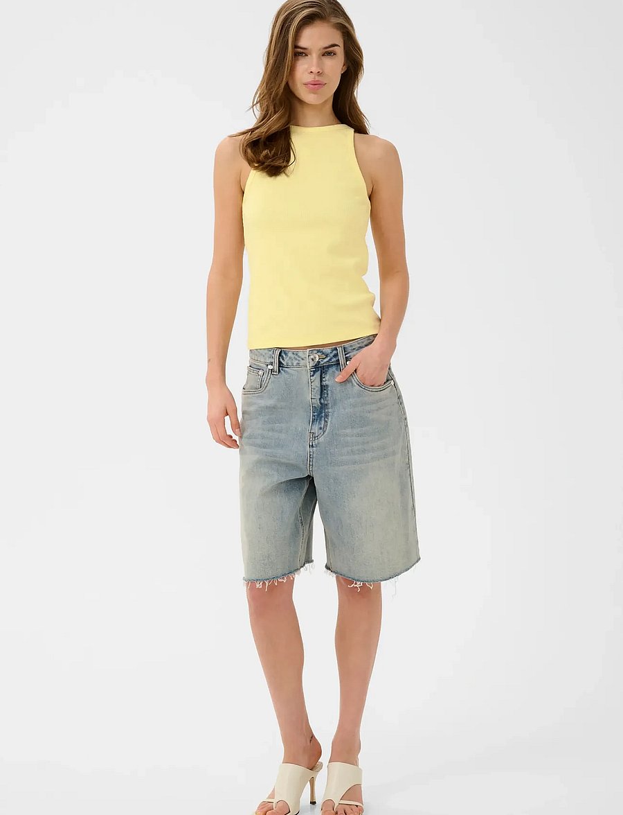 Gestuz - GZdrew logo tank 2.0 - Ärmellose tops - french vanilla - 3