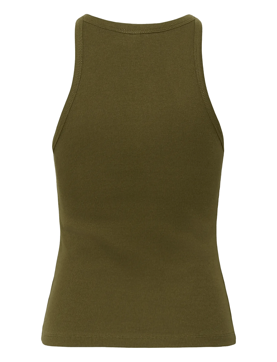Gestuz - GZdrew logo tank 2.0 - Ärmellose tops - military olive - 2