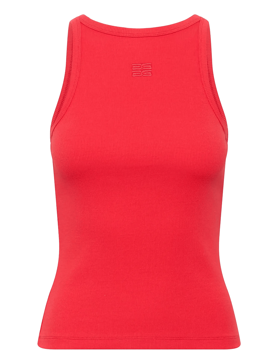 Gestuz - GZdrew logo tank 2.0 - Ärmellose tops - tomato - 1