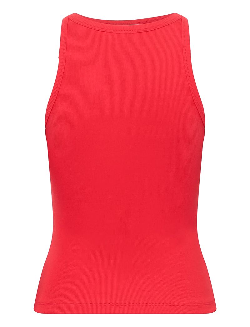 Gestuz - GZdrew logo tank 2.0 - Ärmellose tops - tomato - 2