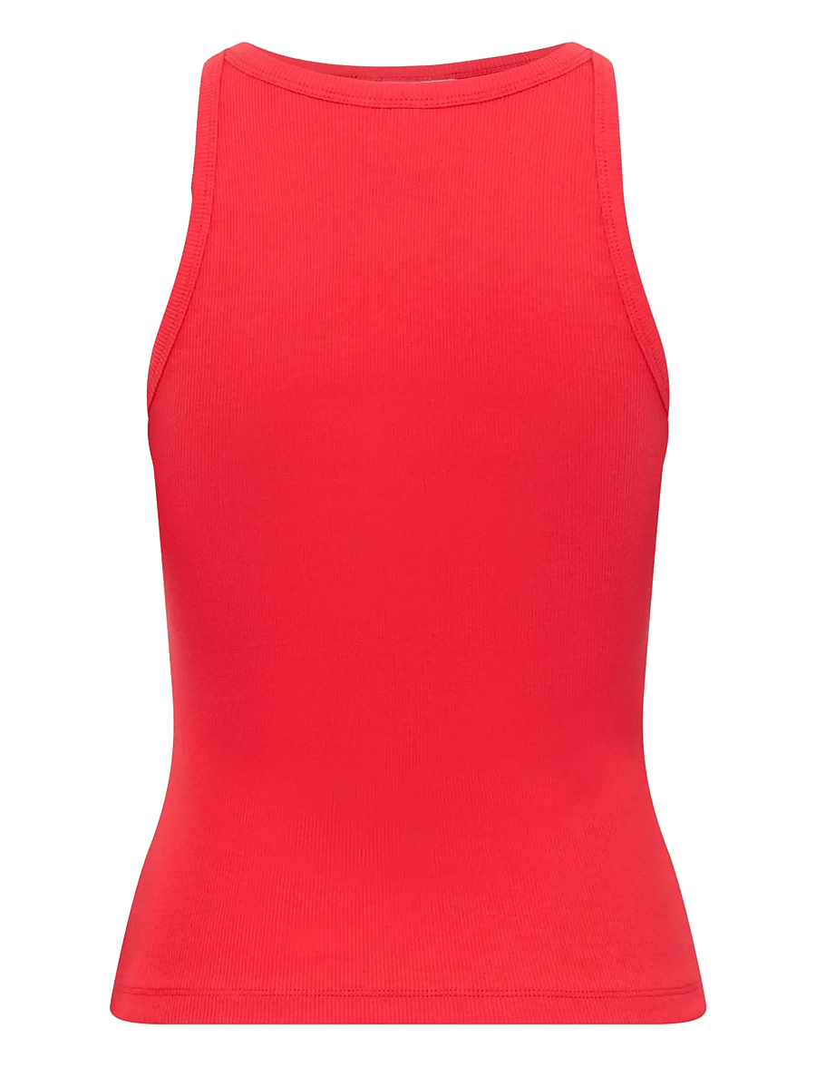 Gestuz - GZdrew logo tank 2.0 - Ärmellose tops - tomato - 2