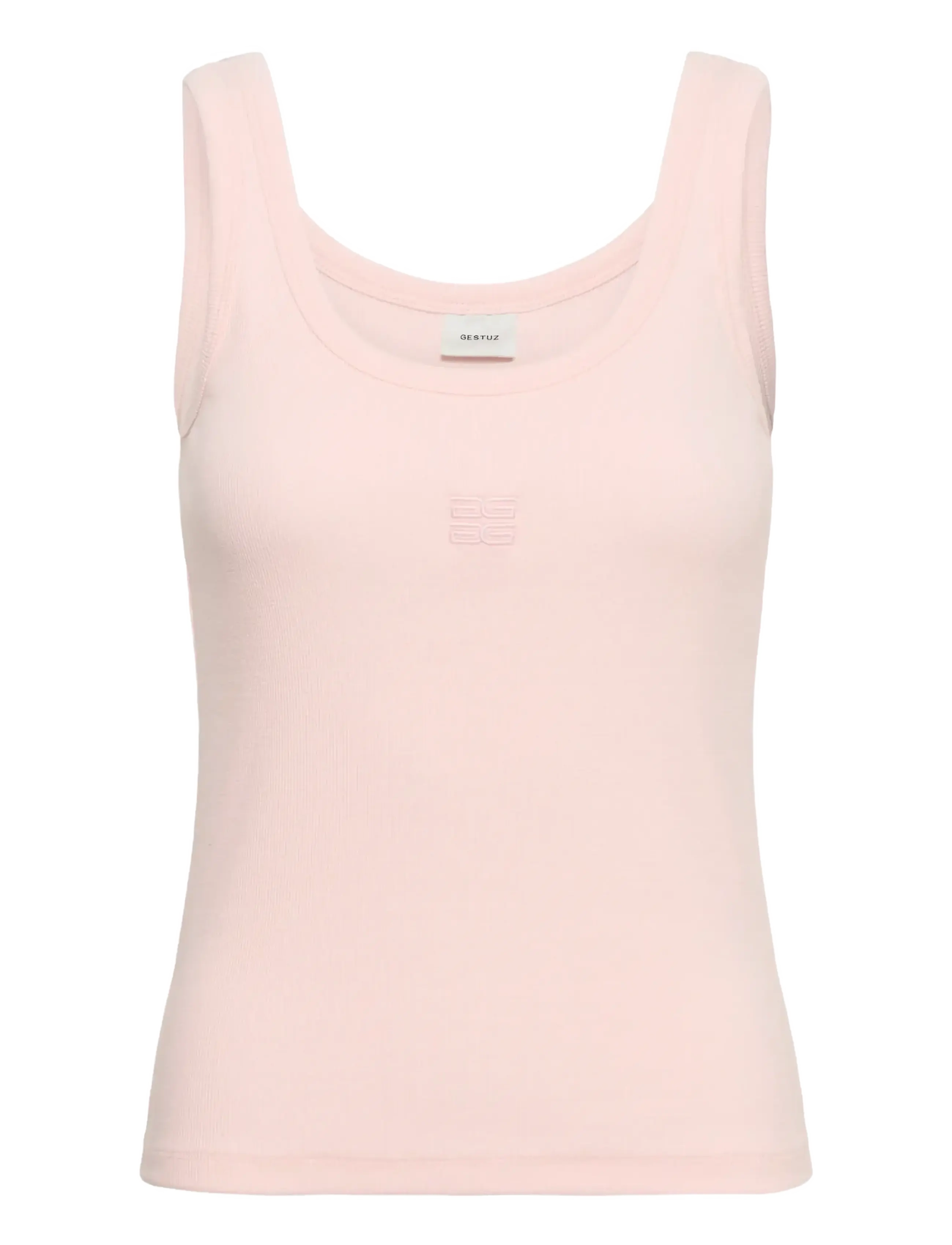 Gestuz GZdrew logo top 2.0 - T-Shirts & Tops - BALLET SLIPPER / pink/rose