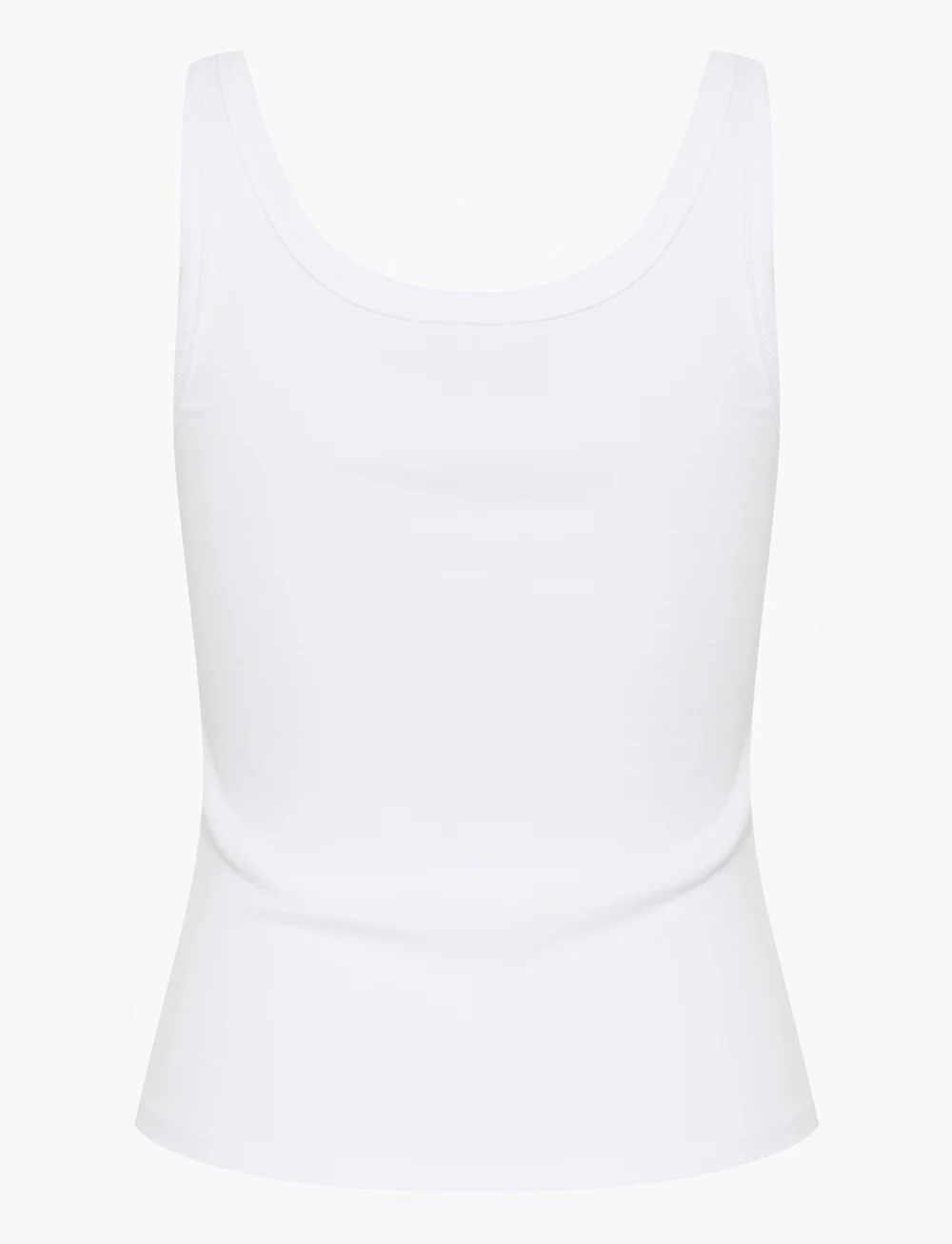 Gestuz - GZdrew logo top 2.0 - sleeveless tops - bright white - 2