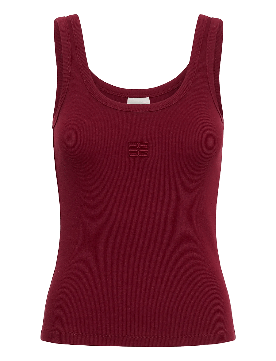 Gestuz - GZdrew logo top 2.0 - tanktops - cabernet - 1