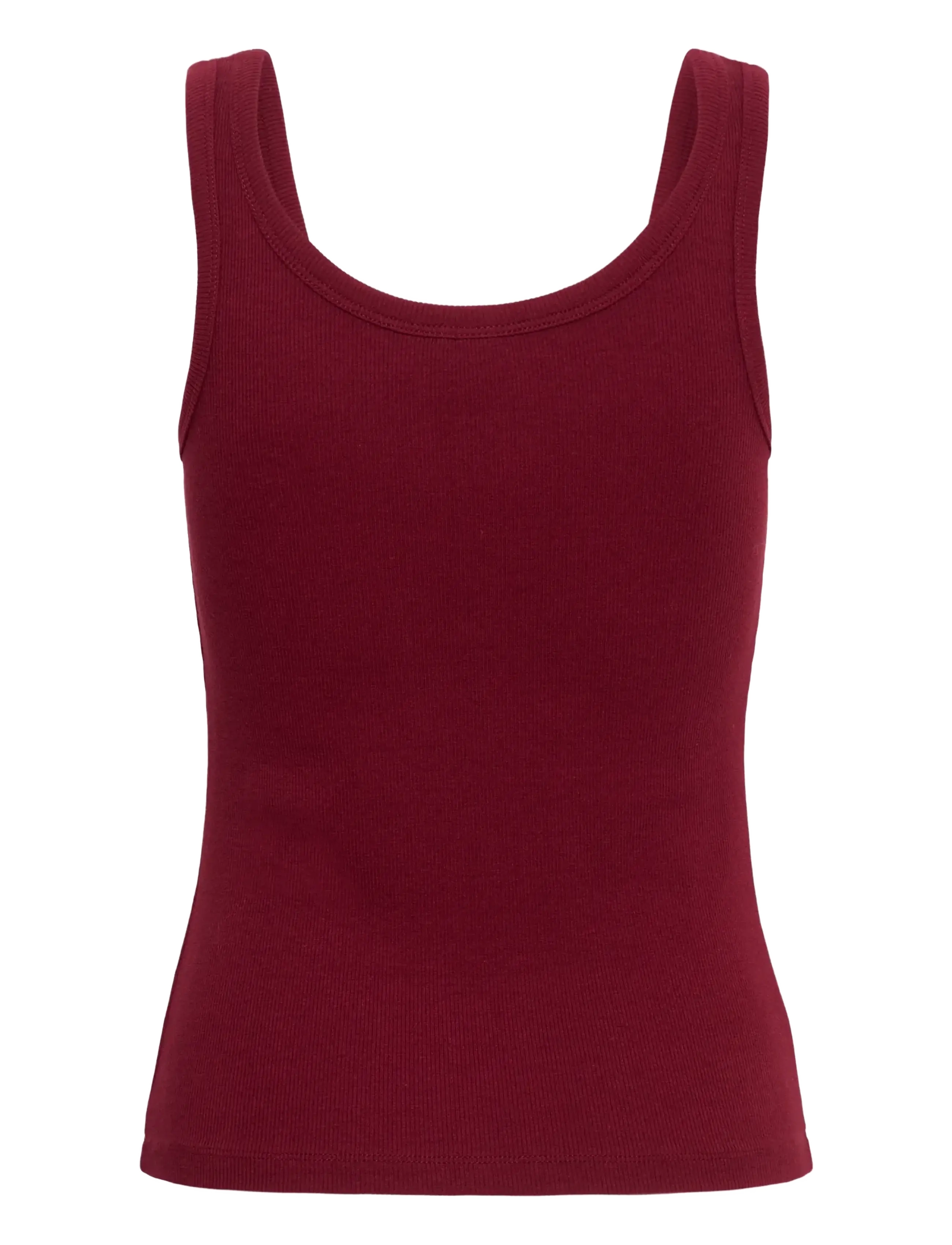 Gestuz - GZdrew logo top 2.0 - sleeveless tops - cabernet - 2