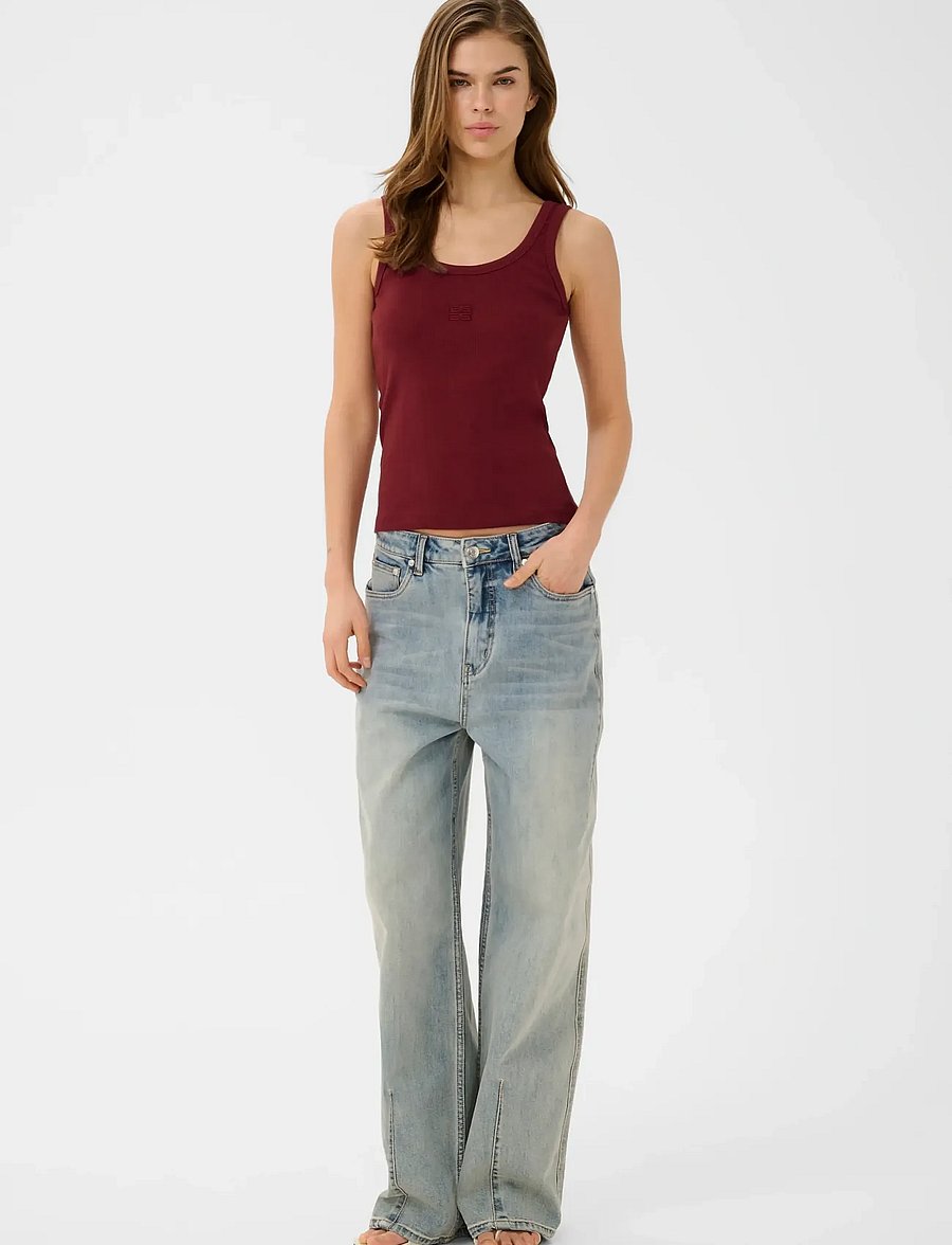 Gestuz - GZdrew logo top 2.0 - tanktops - cabernet - 3