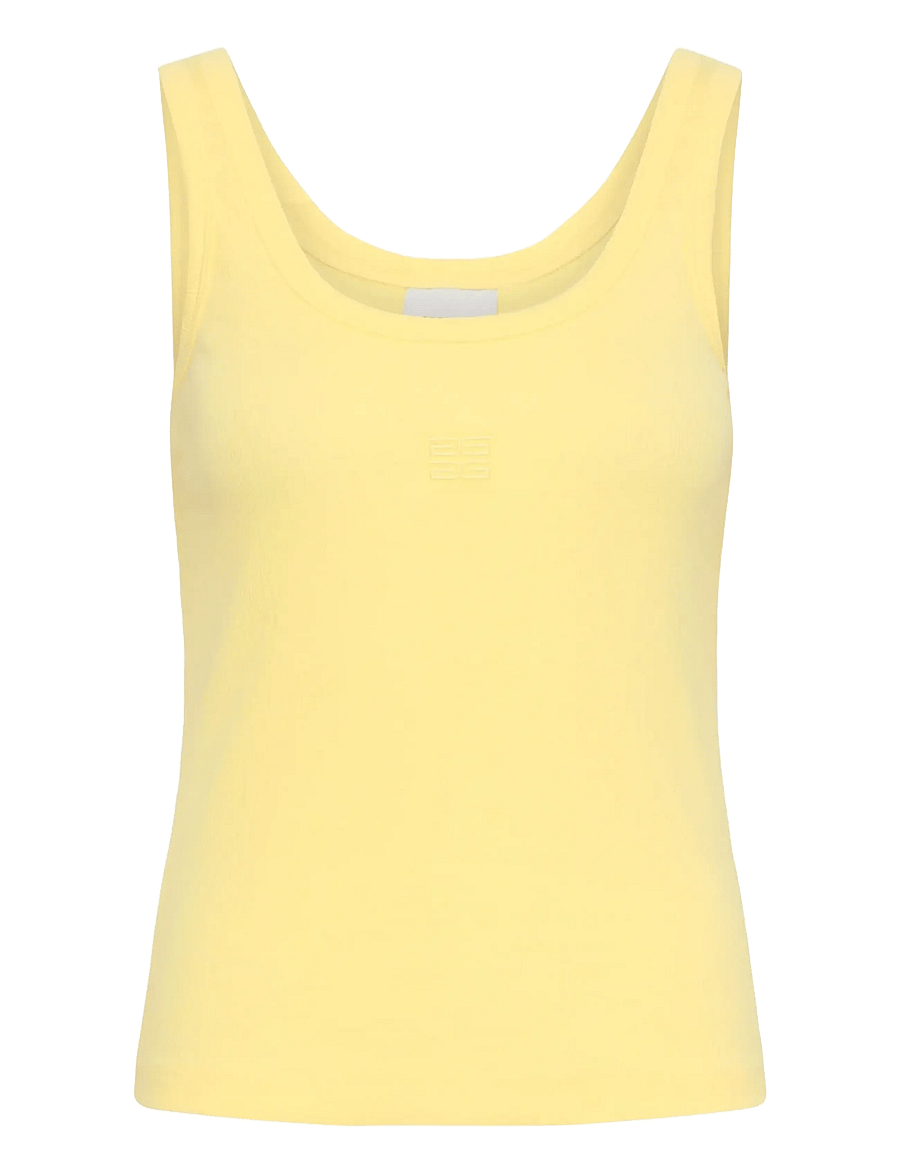 Gestuz - GZdrew logo top 2.0 - tanktops - french vanilla - 1