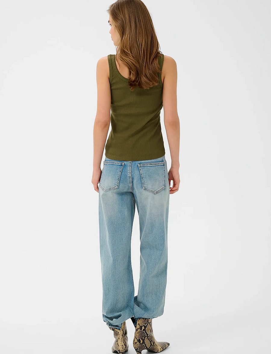 Gestuz - GZdrew logo top 2.0 - varrukateta topid - military olive - 4