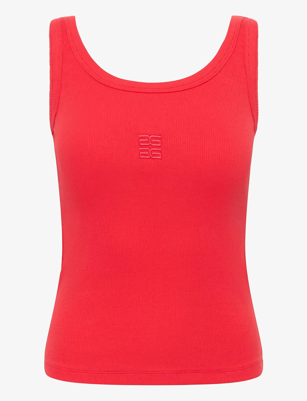 Gestuz - GZdrew logo top 2.0 - Ärmellose tops - tomato - 1