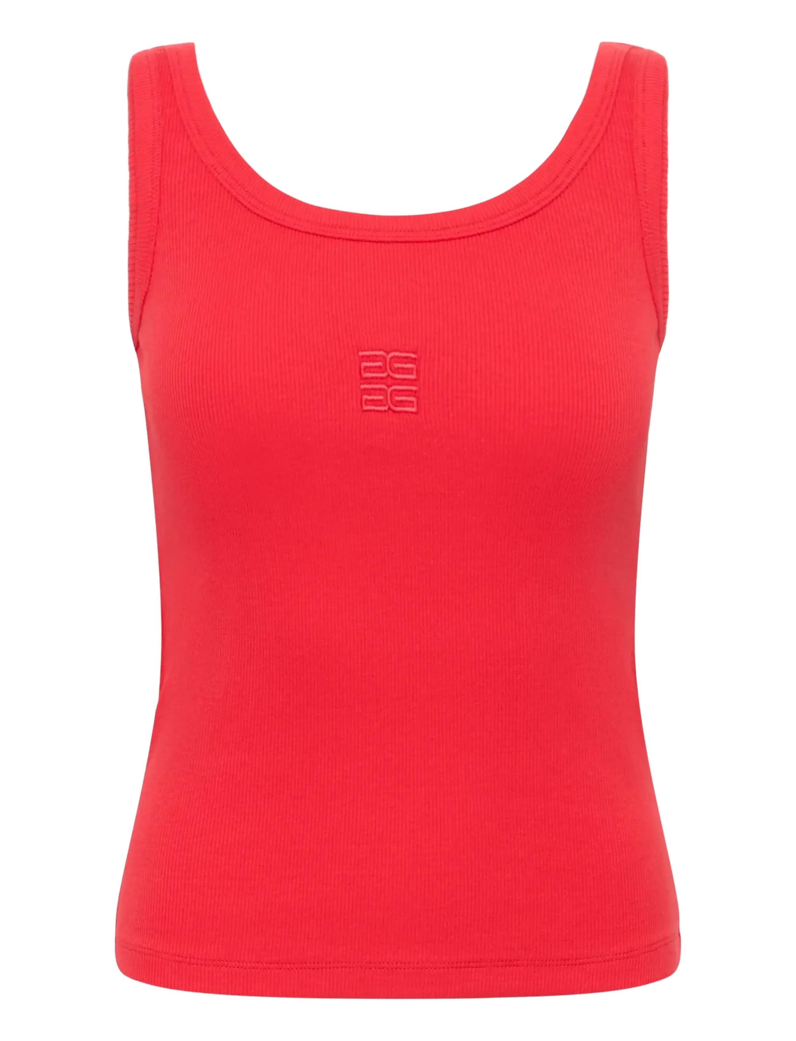 Gestuz GZdrew logo top 2.0 - T-Shirts & Tops - TOMATO / red