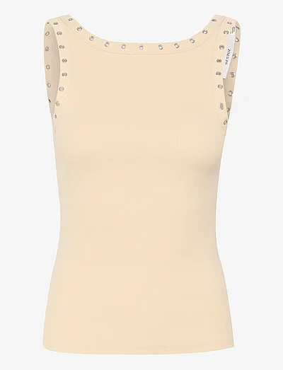 GZdrew Reversible Eyelet Top | Butter Yellow GZdrew Reversible Eyelet Top | Butter Yellow