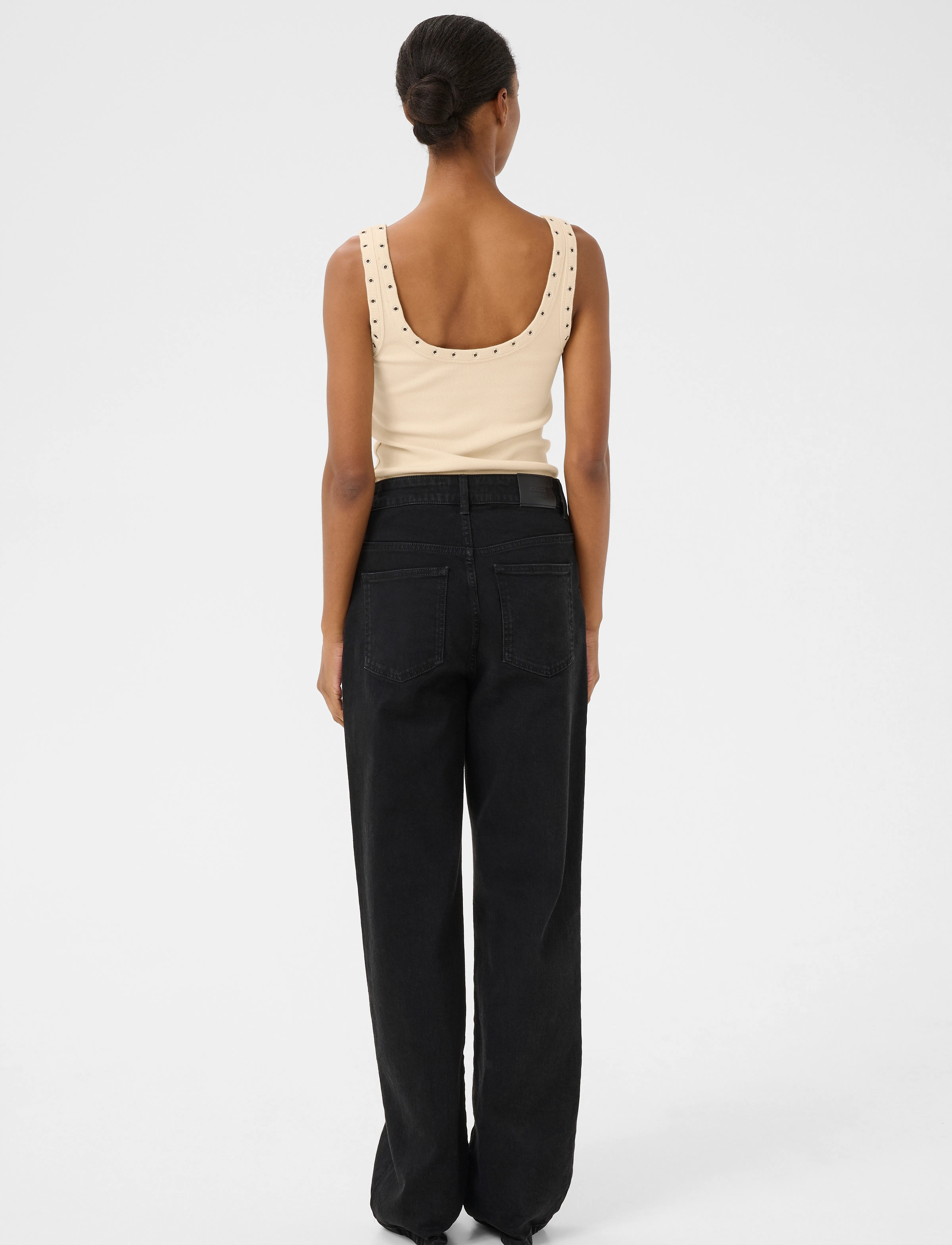Gestuz - GZdrew reversible eyelet top - gz butter yellow - 4