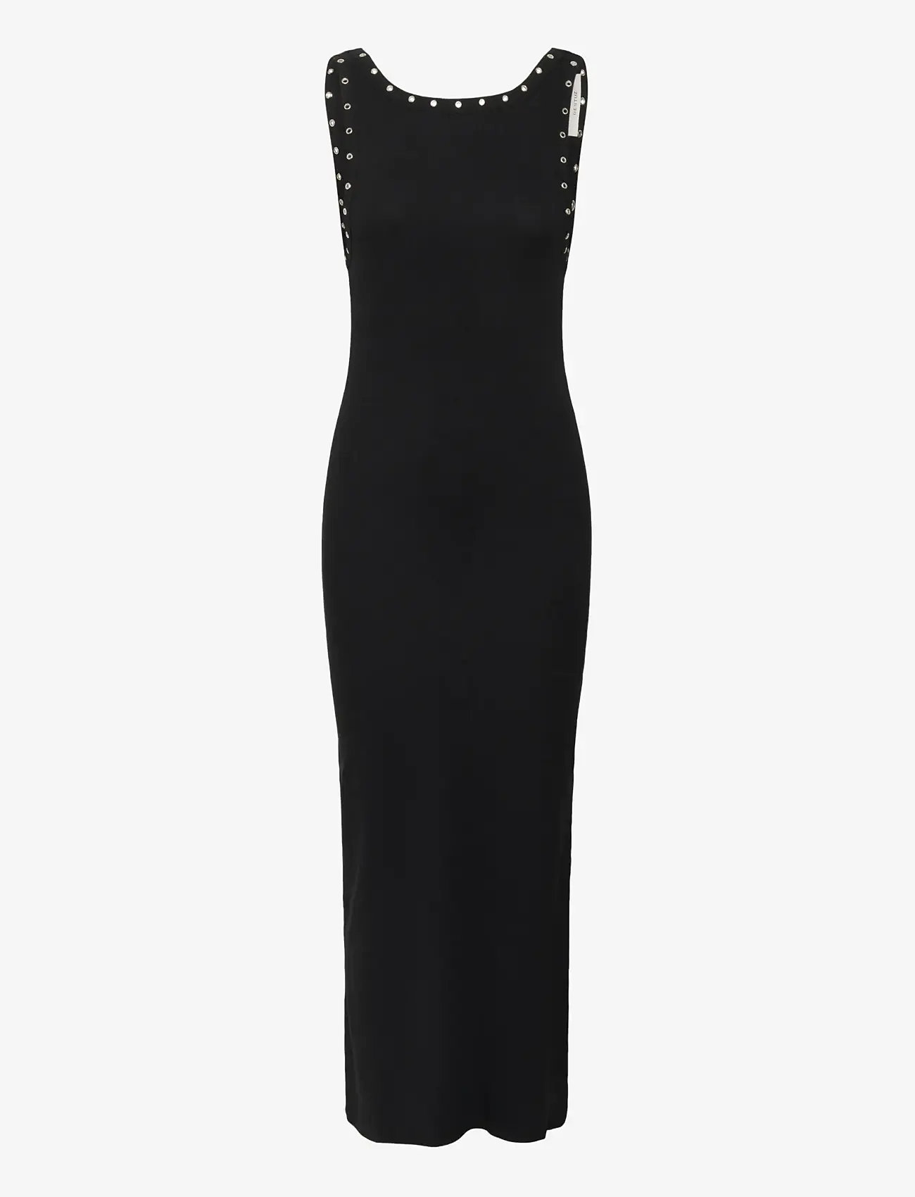 Gestuz - GZdrew reversible eyelet dress - t-shirt-kleider - black - 1