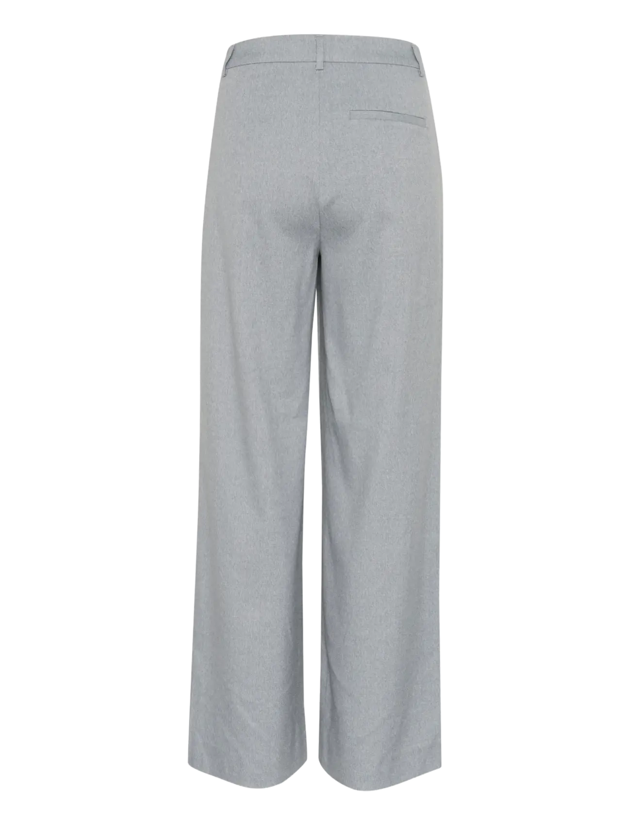 Gestuz - GZpaulia melange MW wide pants - greyblue melange - 2