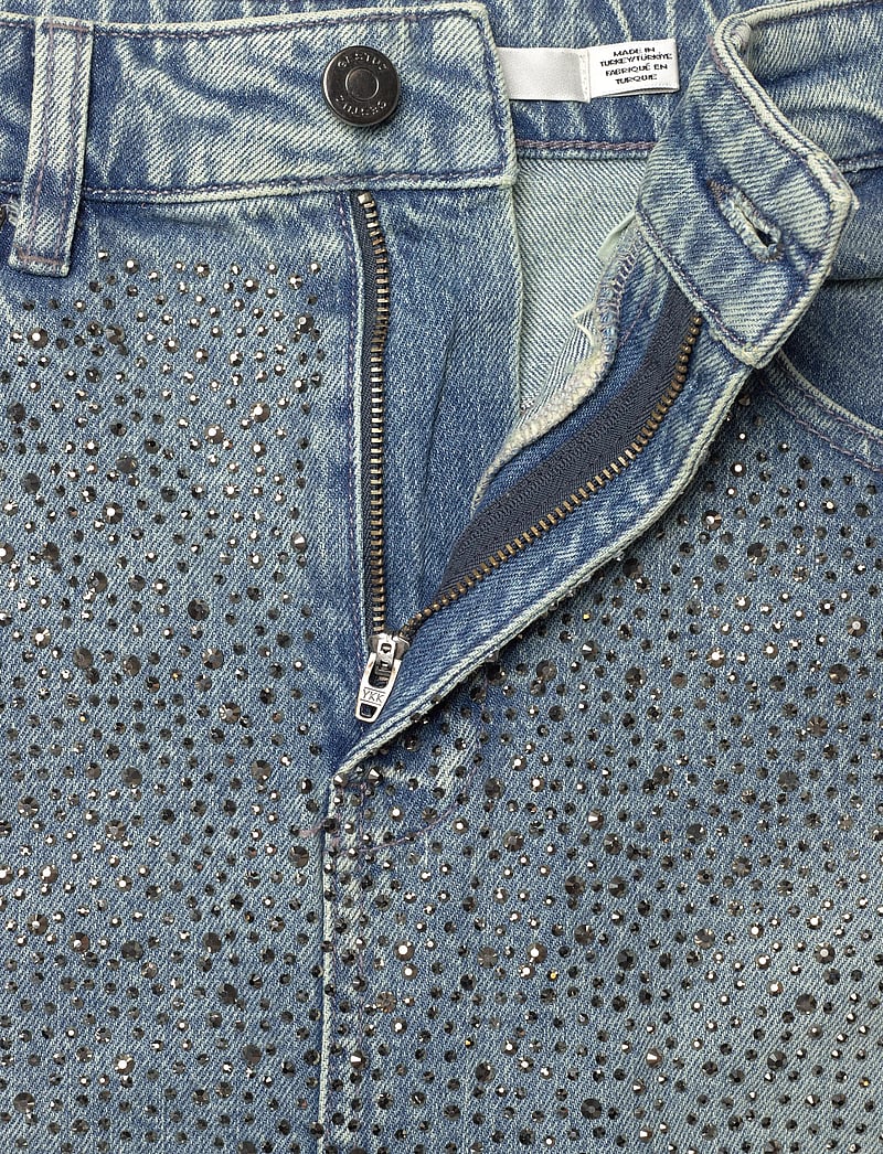 Gestuz - GZzorah MW long skirt - jeansröcke - mid blue washed - 3