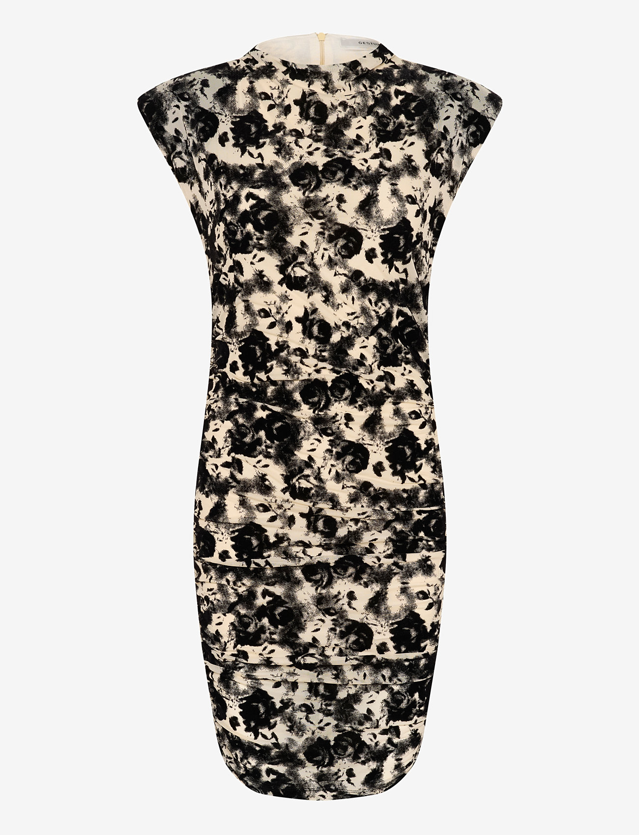 Gestuz - GZflora dress - etuikleider - butter yellow / black - 0
